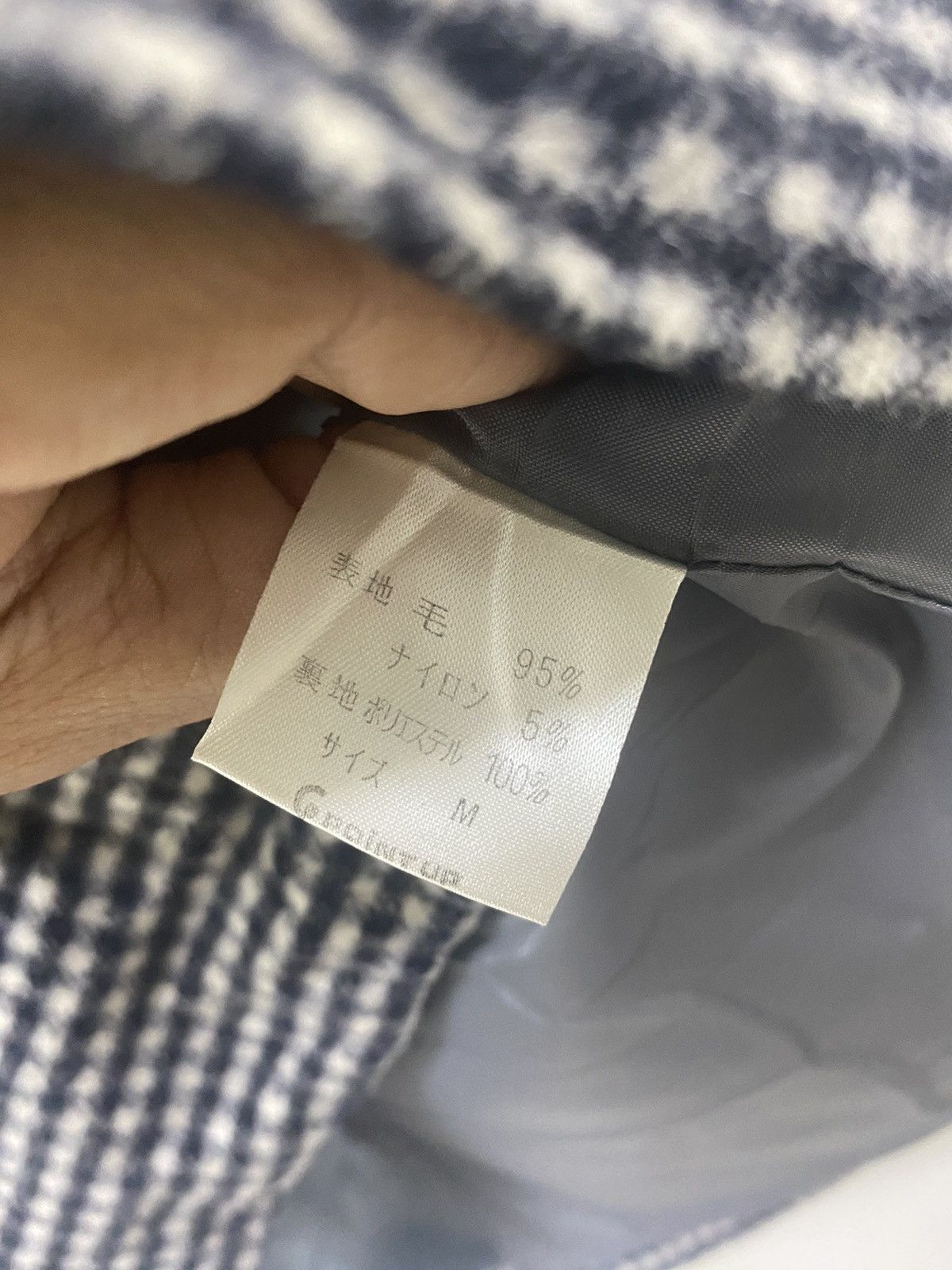 Issey Miyake Issey Miyake Hai Sporting Gear Tartan Wool Jacket Design Size US M / EU 48-50 / 2 - 4 Thumbnail