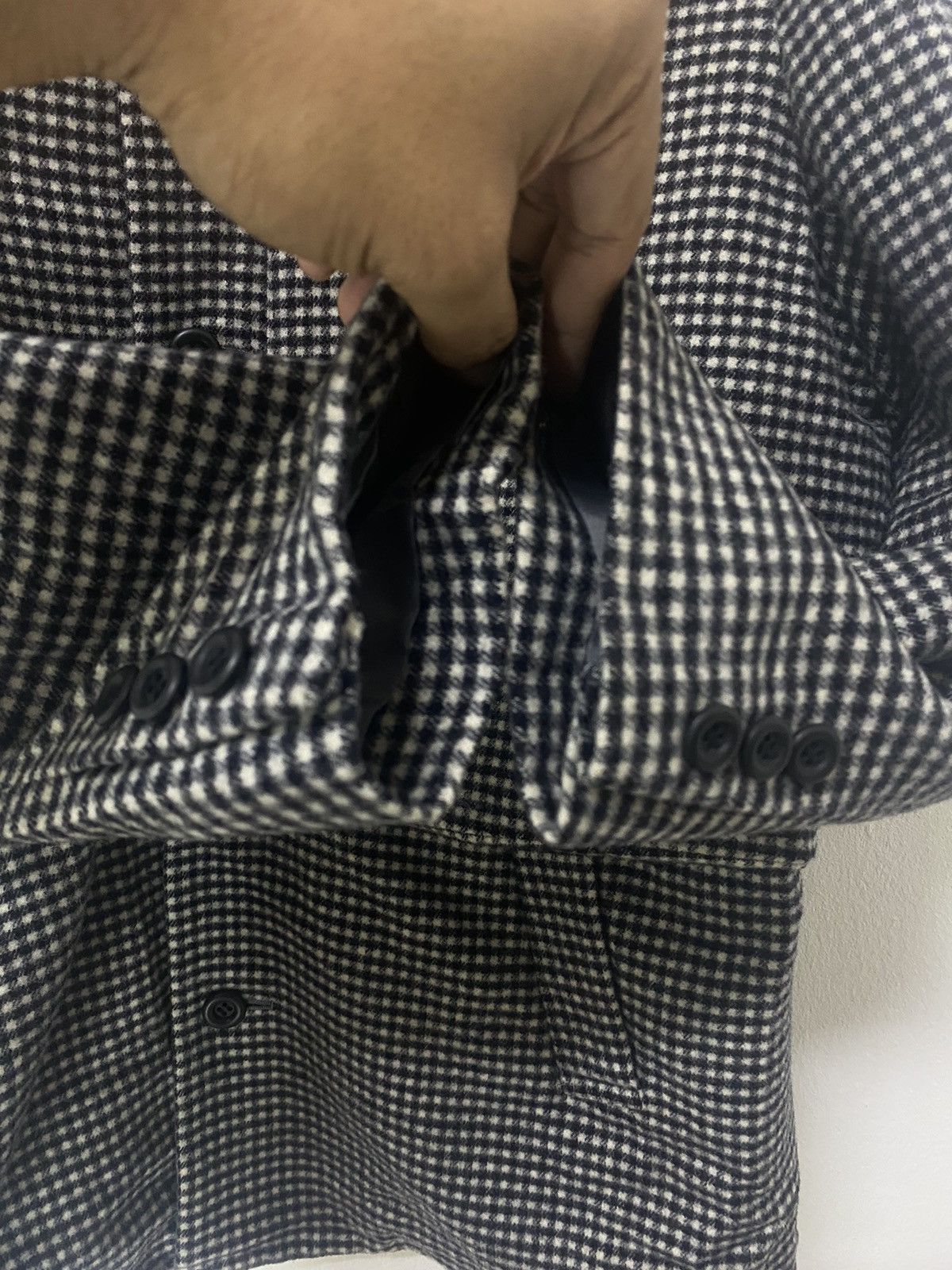 Issey Miyake Issey Miyake Hai Sporting Gear Tartan Wool Jacket Design Size US M / EU 48-50 / 2 - 7 Thumbnail