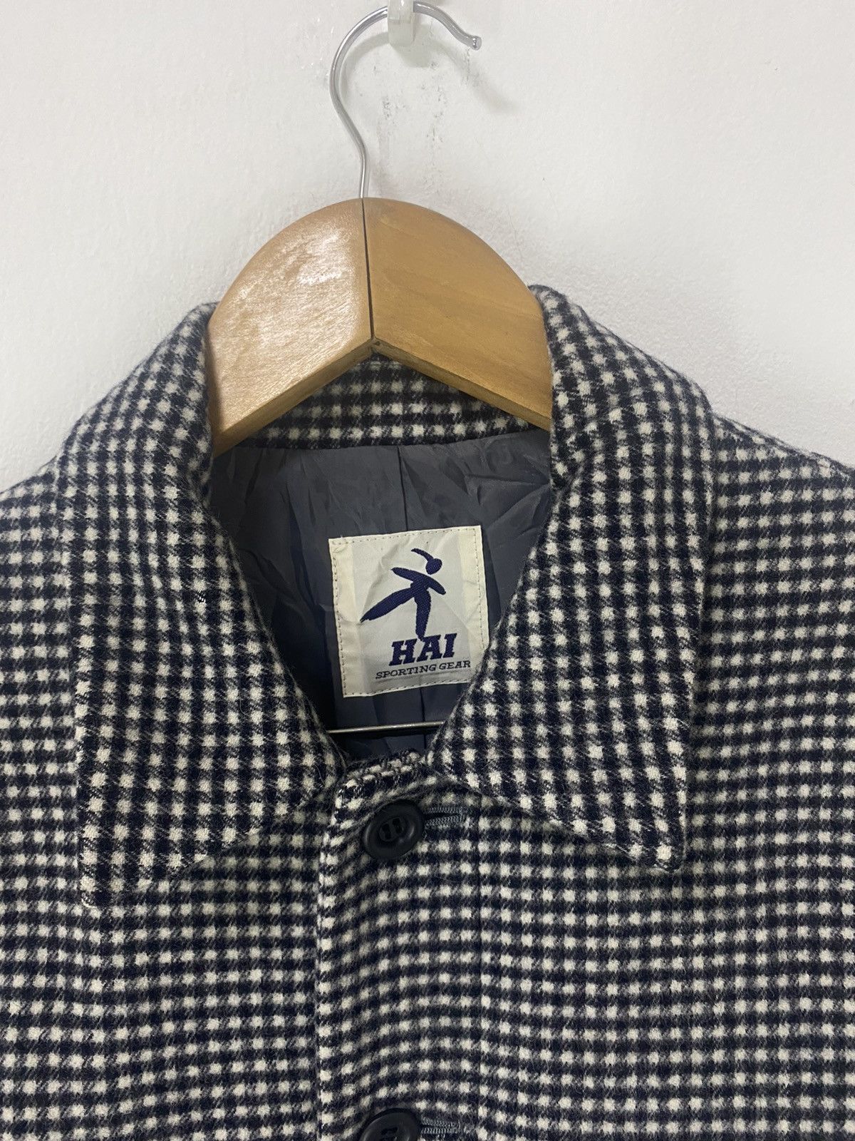 Issey Miyake Issey Miyake Hai Sporting Gear Tartan Wool Jacket Design Size US M / EU 48-50 / 2 - 3 Thumbnail