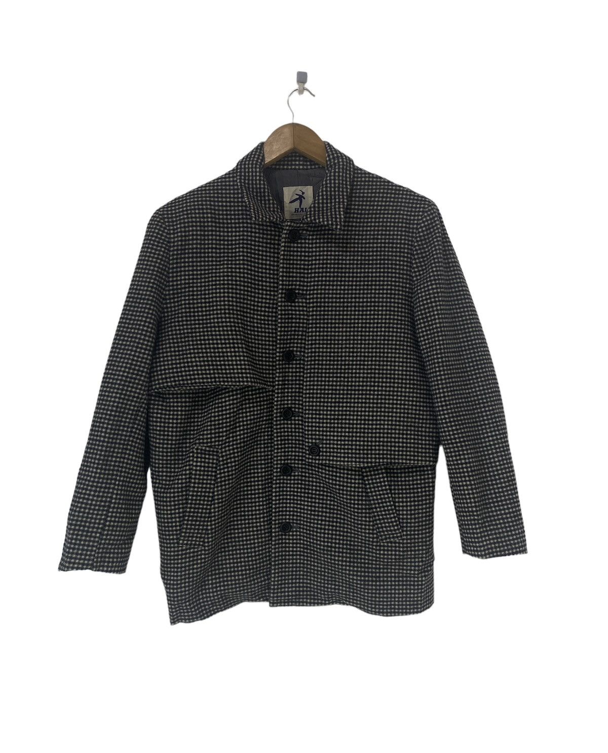 Issey Miyake Issey Miyake Hai Sporting Gear Tartan Wool Jacket Design Size US M / EU 48-50 / 2 - 1 Thumbnail