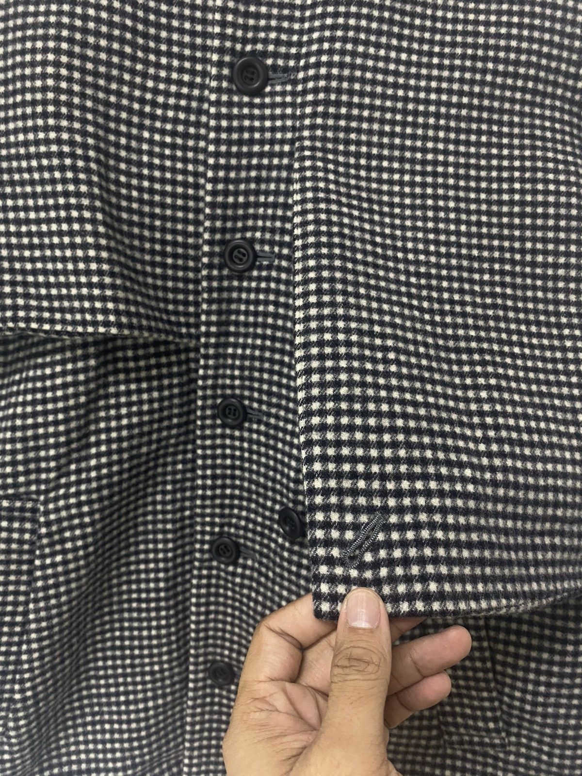 Issey Miyake Issey Miyake Hai Sporting Gear Tartan Wool Jacket Design Size US M / EU 48-50 / 2 - 6 Thumbnail