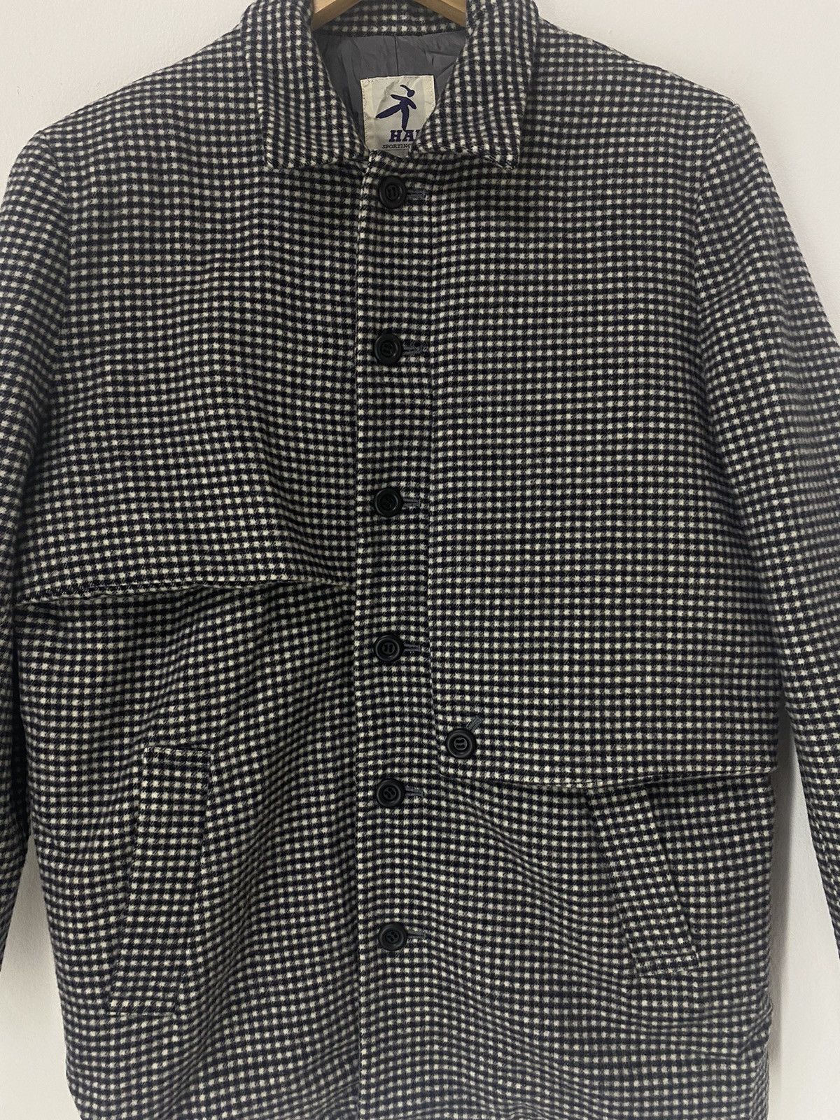 Issey Miyake Issey Miyake Hai Sporting Gear Tartan Wool Jacket Design Size US M / EU 48-50 / 2 - 5 Thumbnail