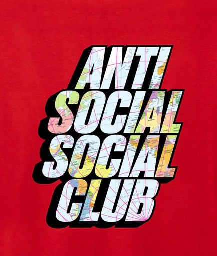 Anti Social Social Club DS ASSC Drop A Pin Map Red Tee BAPE KITH KAWS FTP FOG CDG Size US XXL / EU 58 / 5 - 2 Thumbnail