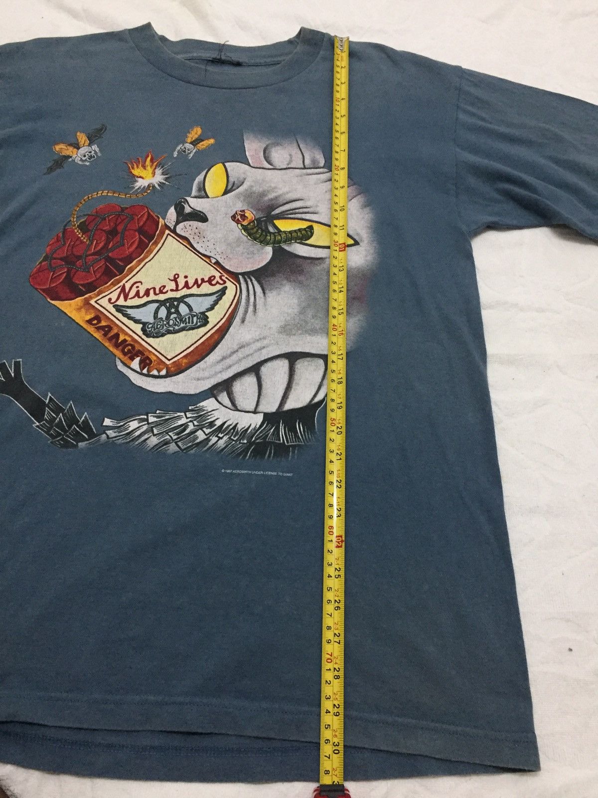 Aerosmith Vintage 1997 Aerosmith Nine Lives Tour Underlicense Giant Size US XL / EU 56 / 4 - 10 Thumbnail