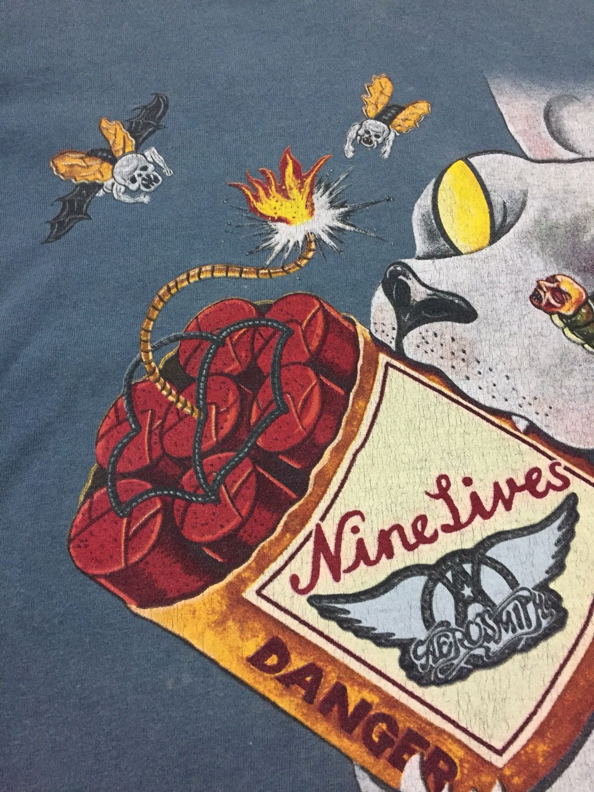 Aerosmith Vintage 1997 Aerosmith Nine Lives Tour Underlicense Giant Size US XL / EU 56 / 4 - 7 Thumbnail