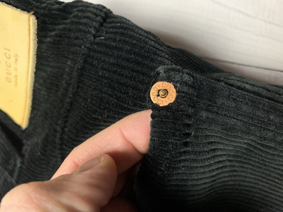 Vintage Vintage Gucci velvet Denim jeans rare Size US 33 - 13 Thumbnail
