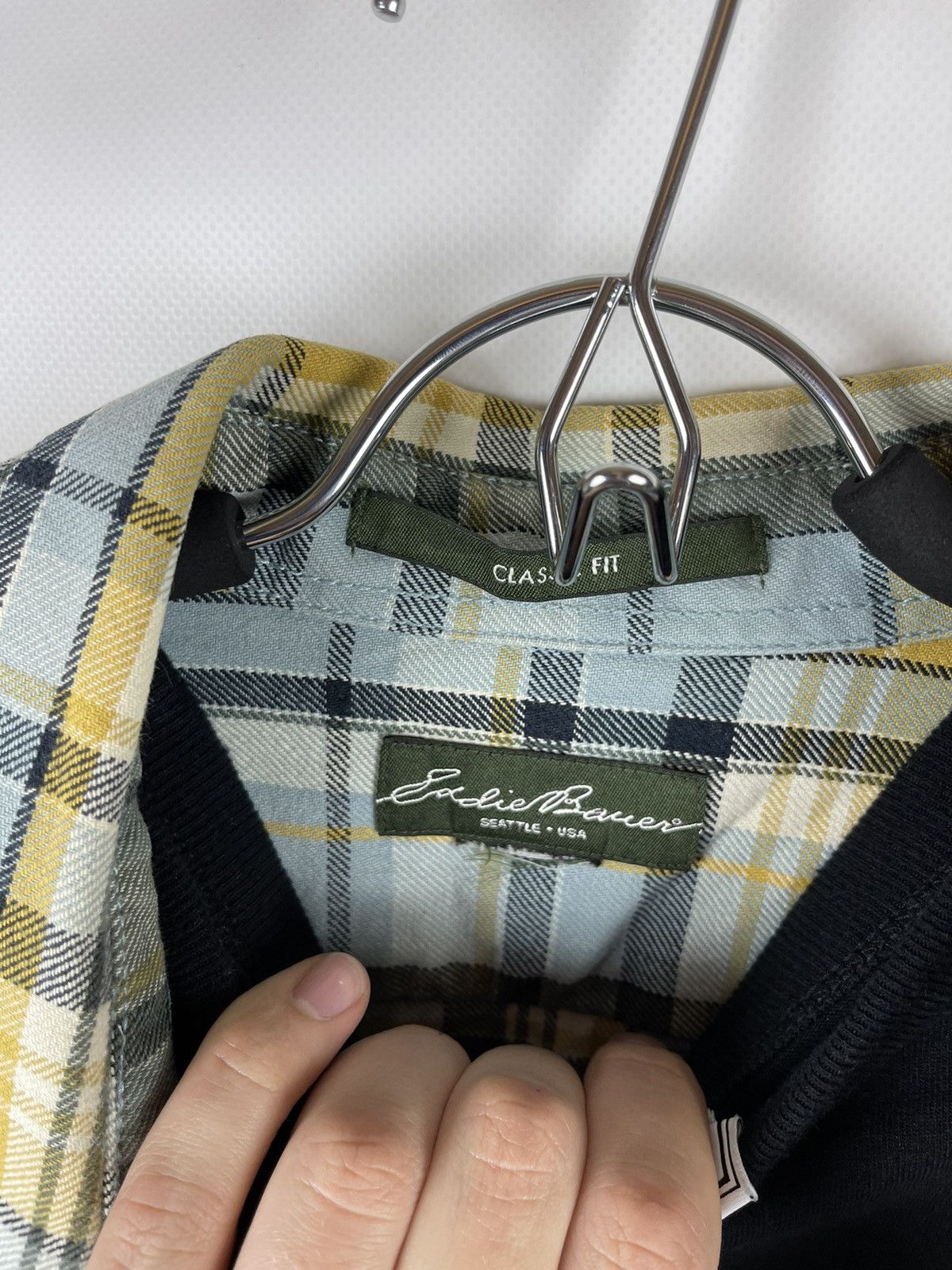 Eddie Bauer Eddie Bauer vintage checkered multicolour flannel shirt Size US XL / EU 56 / 4 - 7 Thumbnail