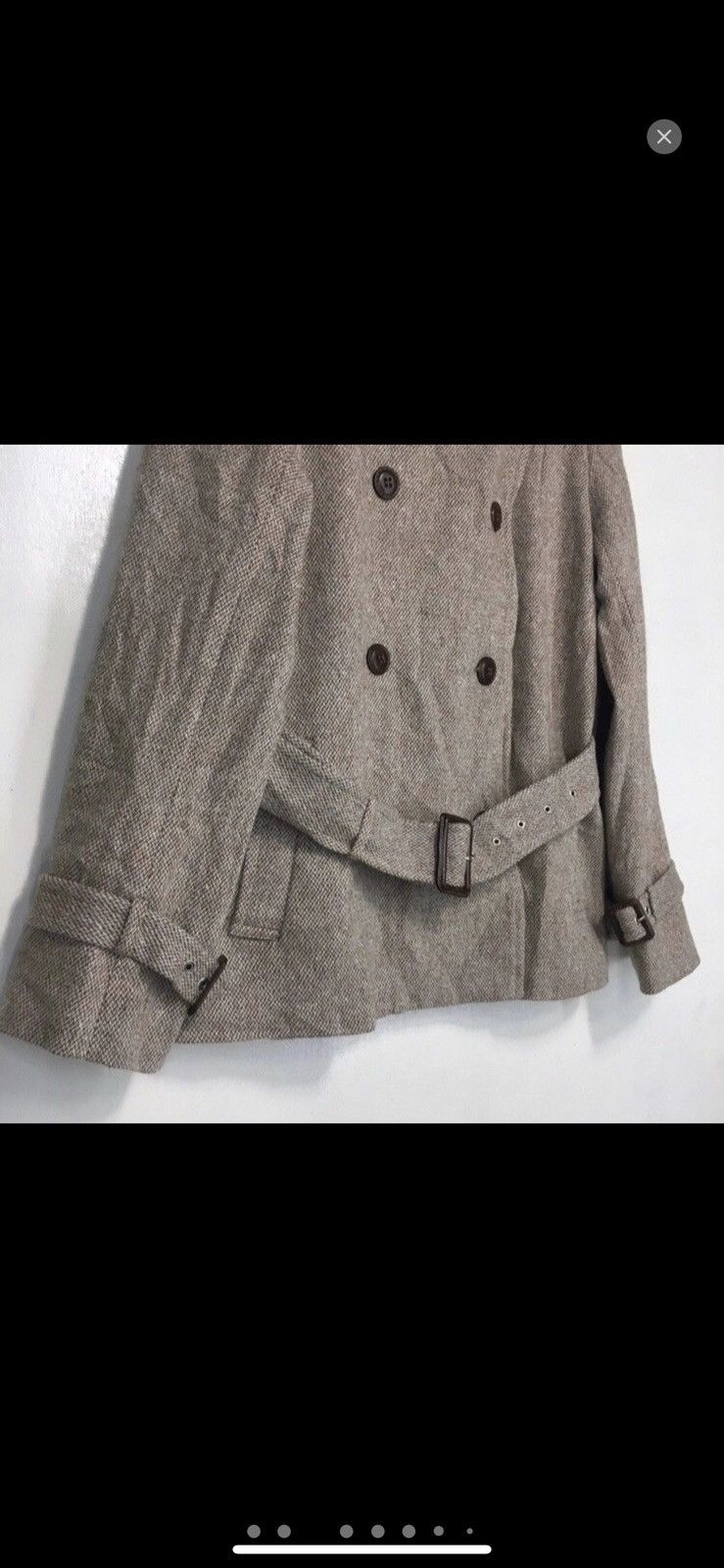 Designer × Junko Shimada AWAW by Junko Shimada Wool Monogram Double Breast Parkas Size US M / EU 48-50 / 2 - 3 Thumbnail