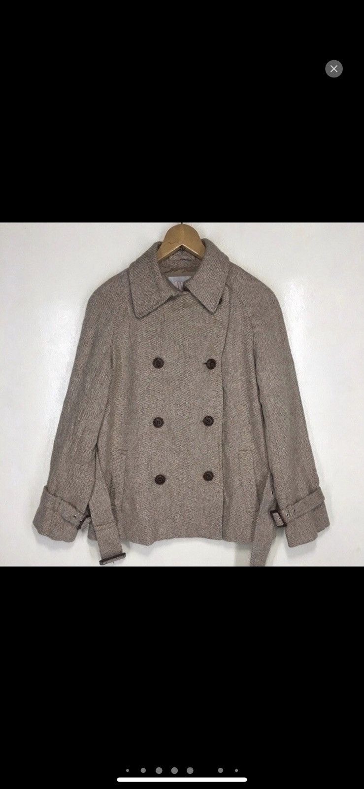 Designer × Junko Shimada AWAW by Junko Shimada Wool Monogram Double Breast Parkas Size US M / EU 48-50 / 2 - 7 Thumbnail