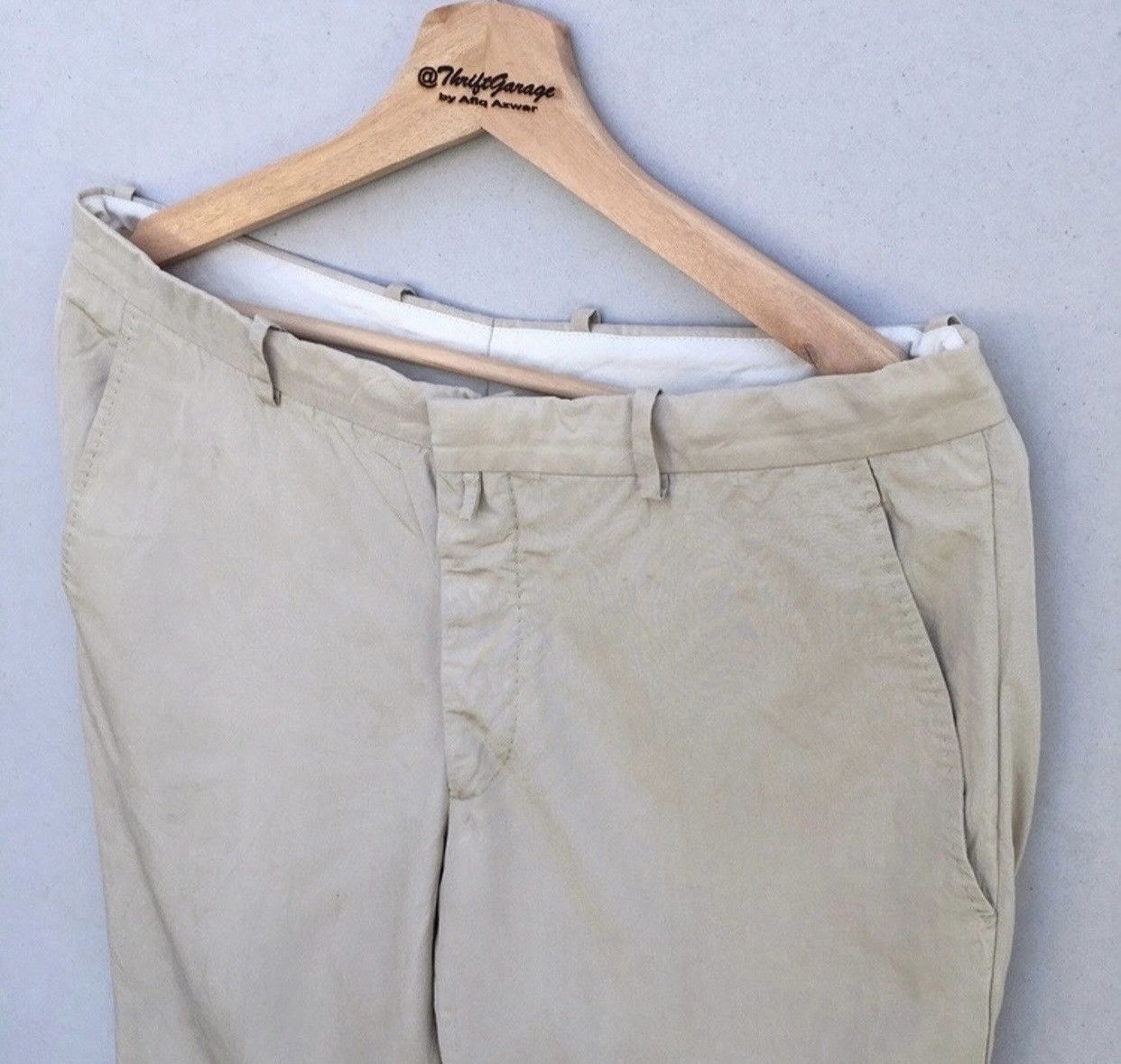 Vintage Vintage Jil Sander Casual Cropped Pants Made in Italy Size US 33 - 4 Thumbnail