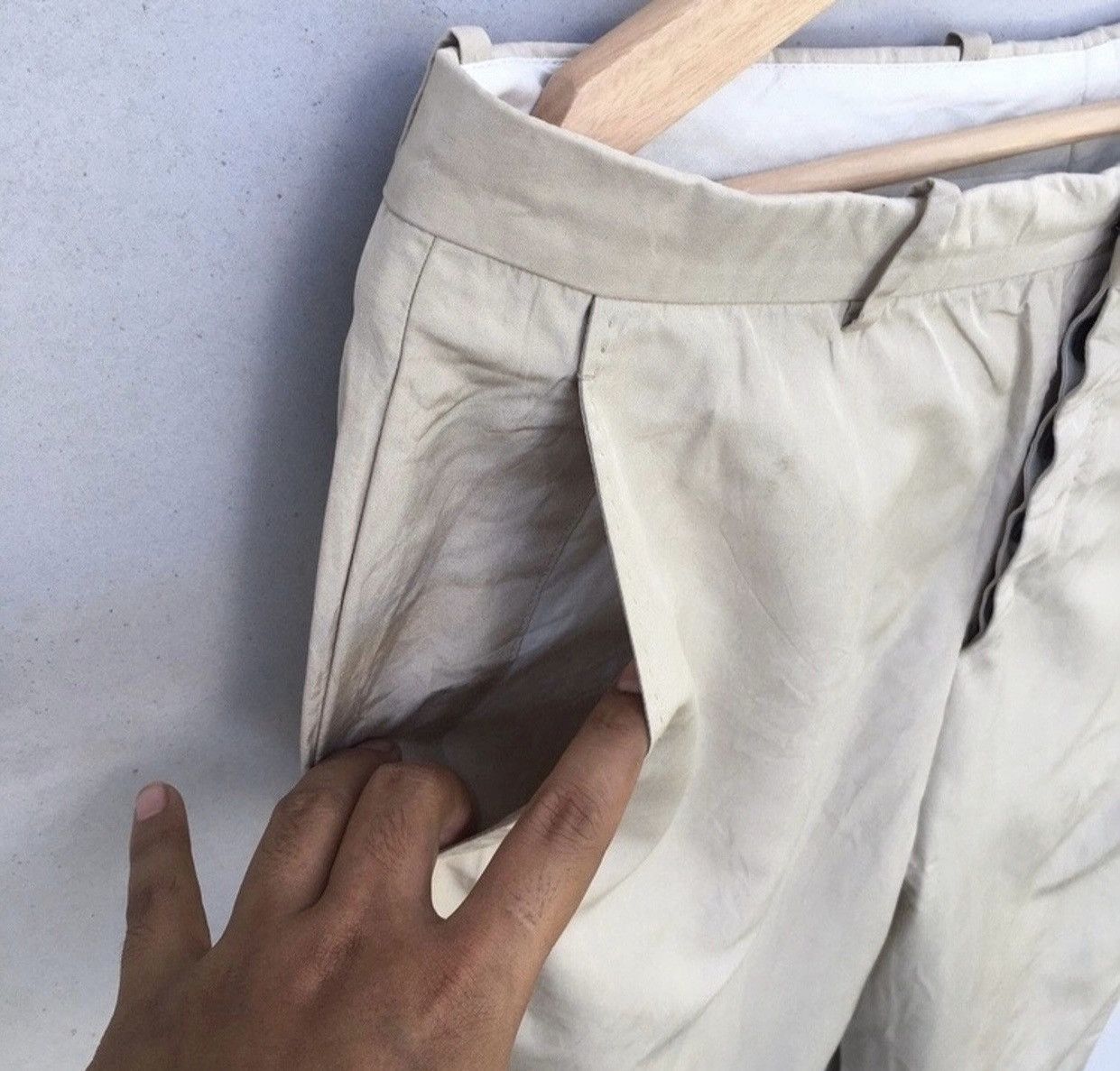 Vintage Vintage Jil Sander Casual Cropped Pants Made in Italy Size US 33 - 6 Thumbnail