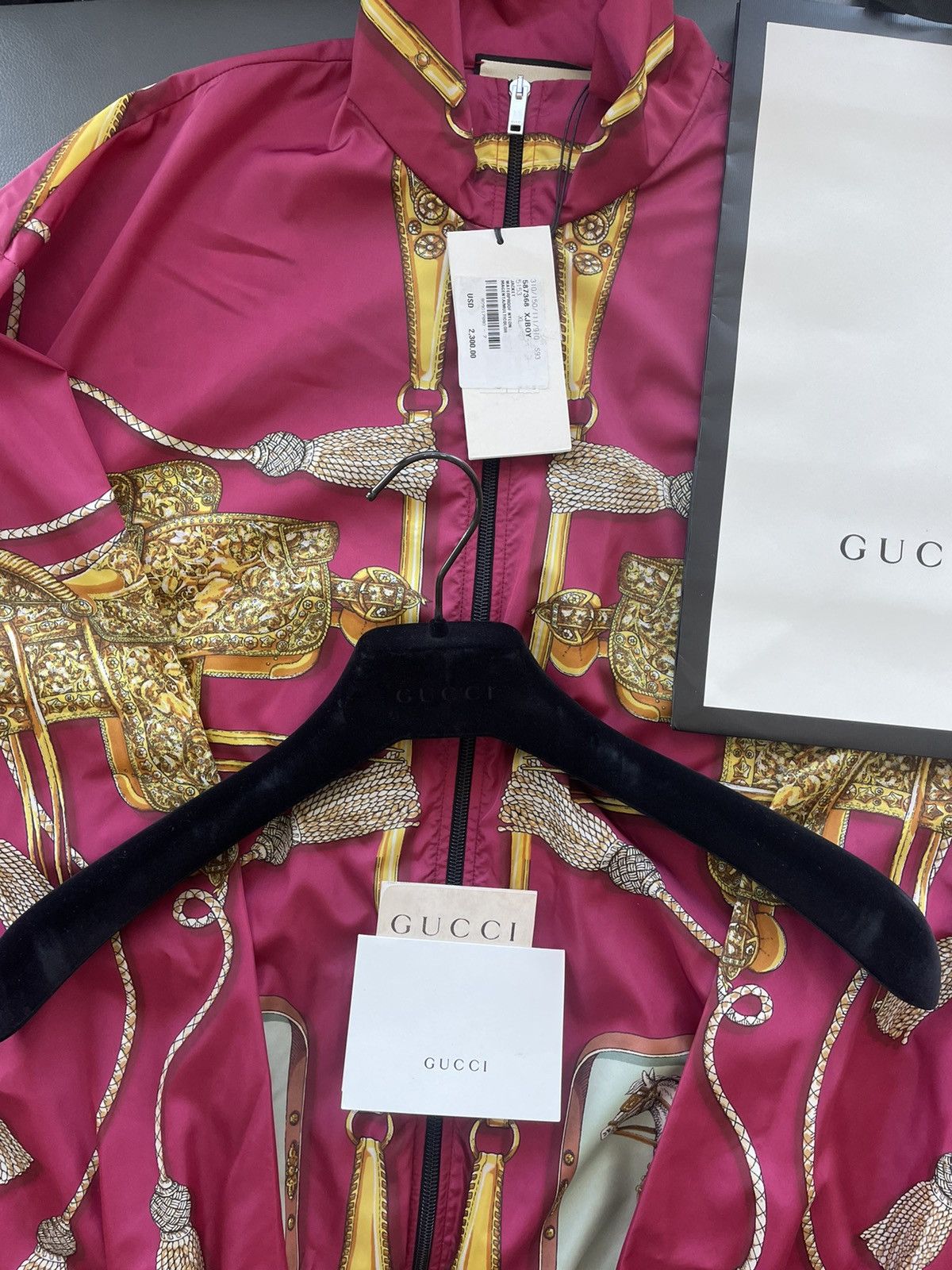 $2,600 Value Super Runway Gucci Bomber Waterproof