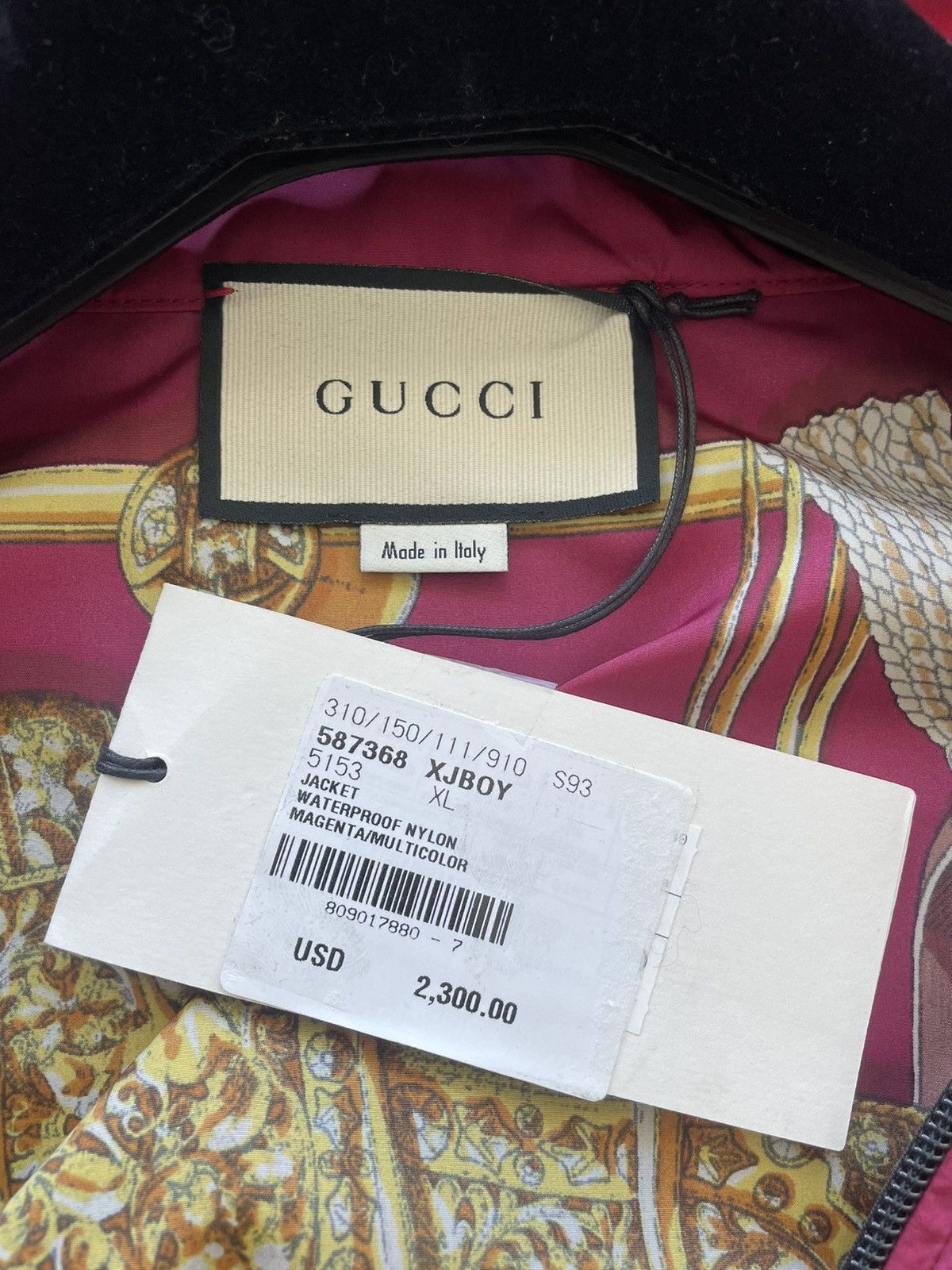 $2,600 Value Super Runway Gucci Bomber Waterproof