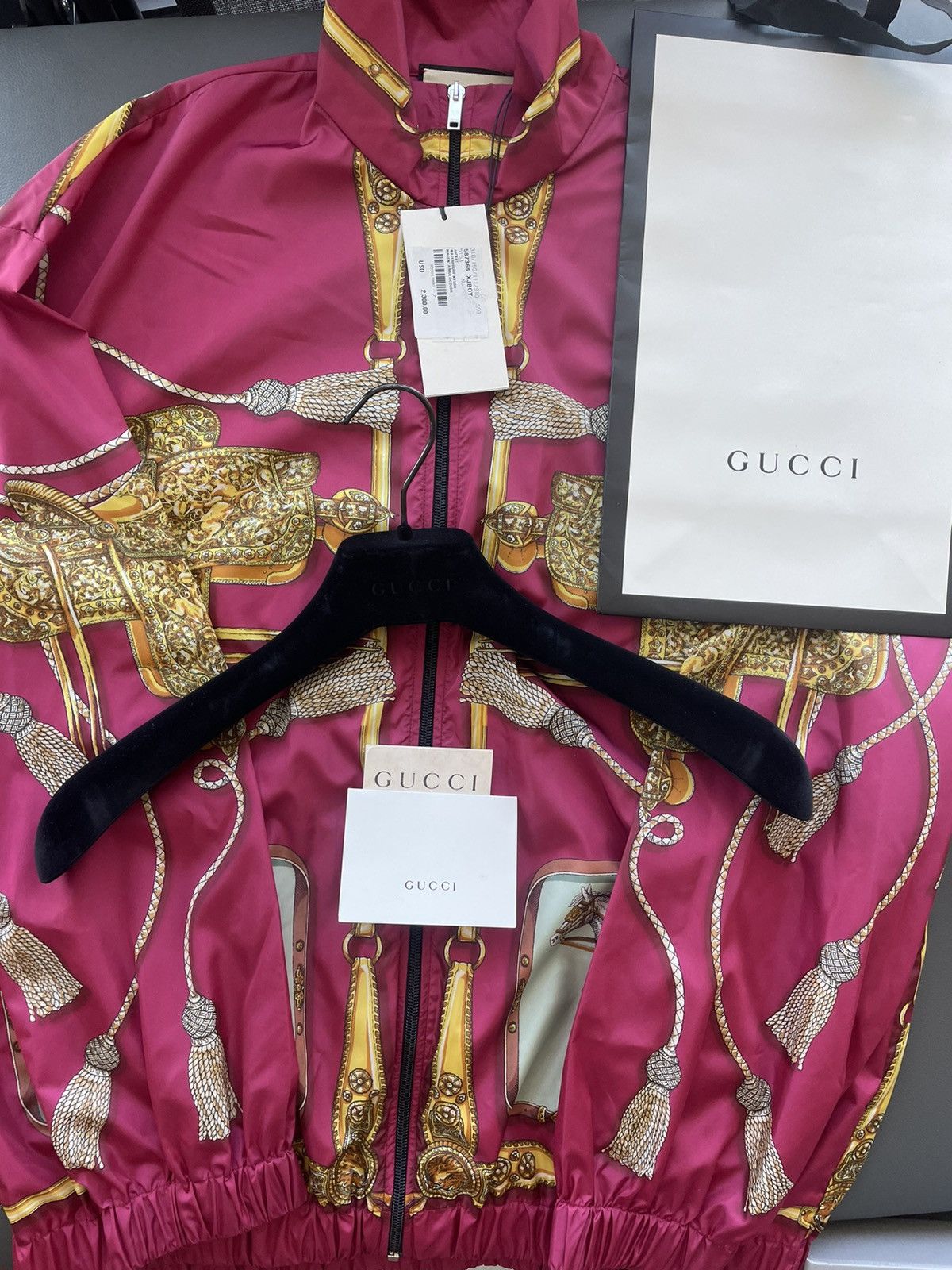 $2,600 Value Super Runway Gucci Bomber Waterproof