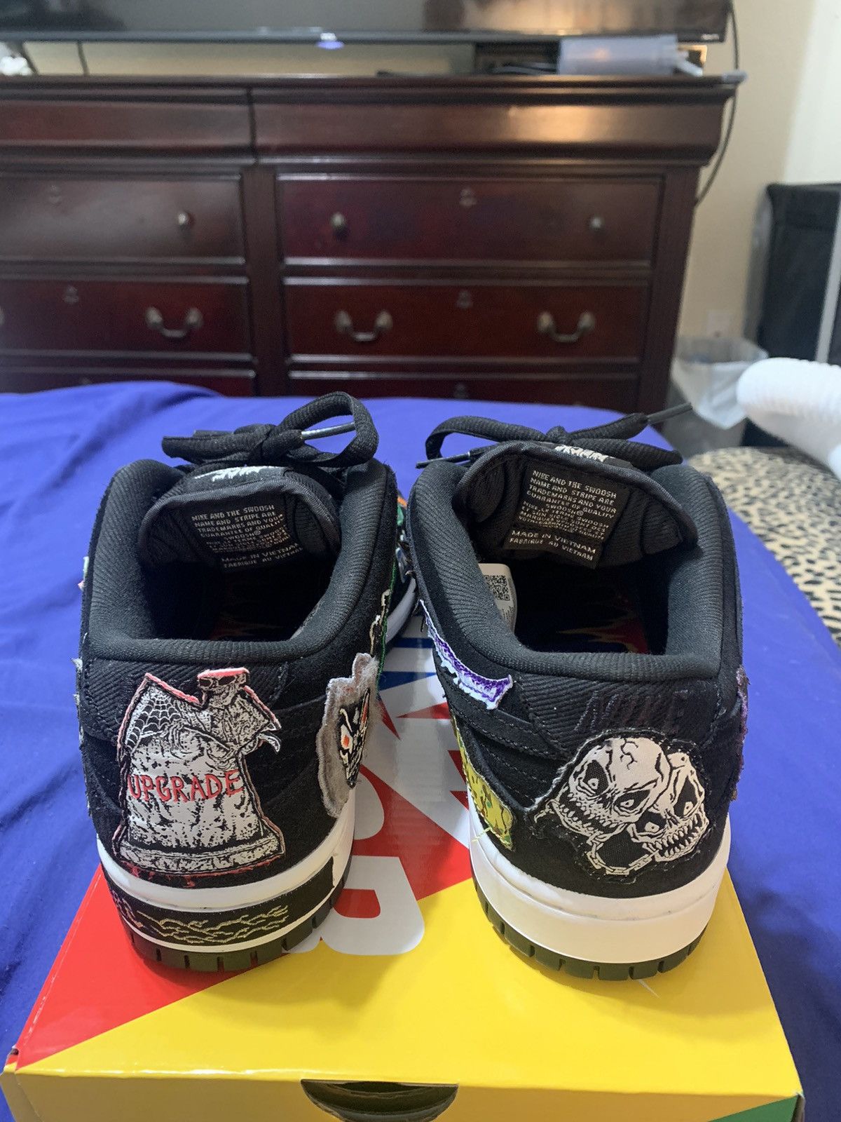 Neckface Nike Sb Dunk low X Neckface🔥🧬🪦⚰️ Size US 8 / EU 41 - 5 Thumbnail