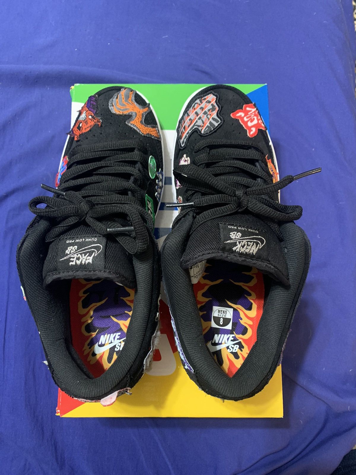 Neckface Nike Sb Dunk low X Neckface🔥🧬🪦⚰️ Size US 8 / EU 41 - 6 Thumbnail
