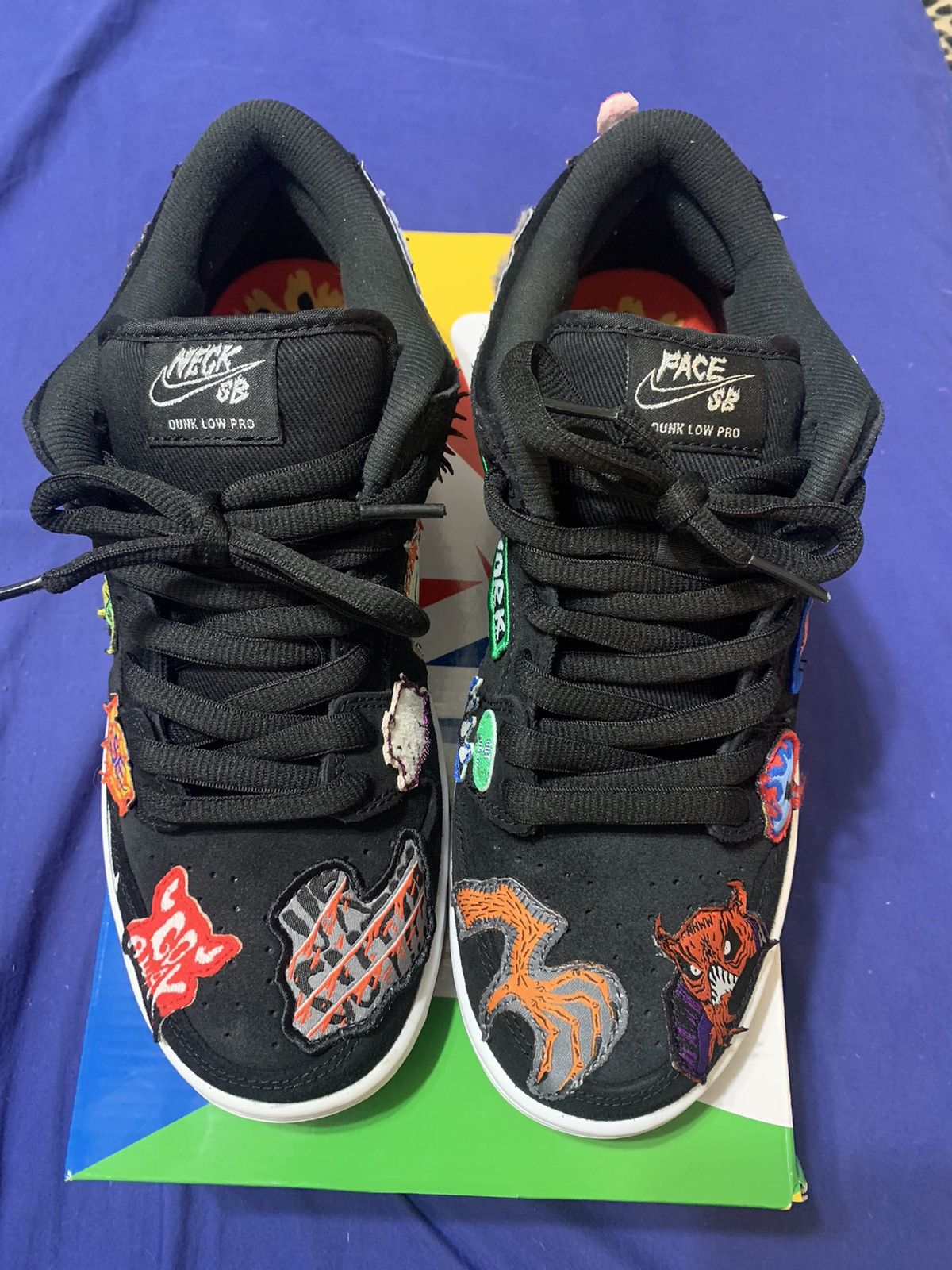 Neckface Nike Sb Dunk low X Neckface🔥🧬🪦⚰️ Size US 8 / EU 41 - 2 Thumbnail