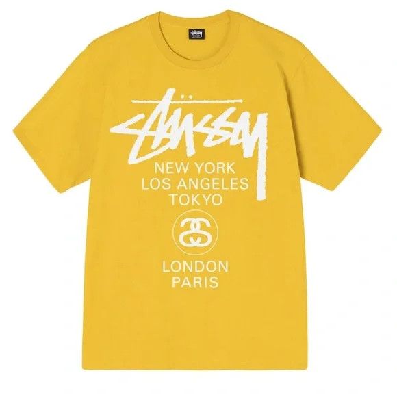 Stüssy World Tour Tee Shirt Honey