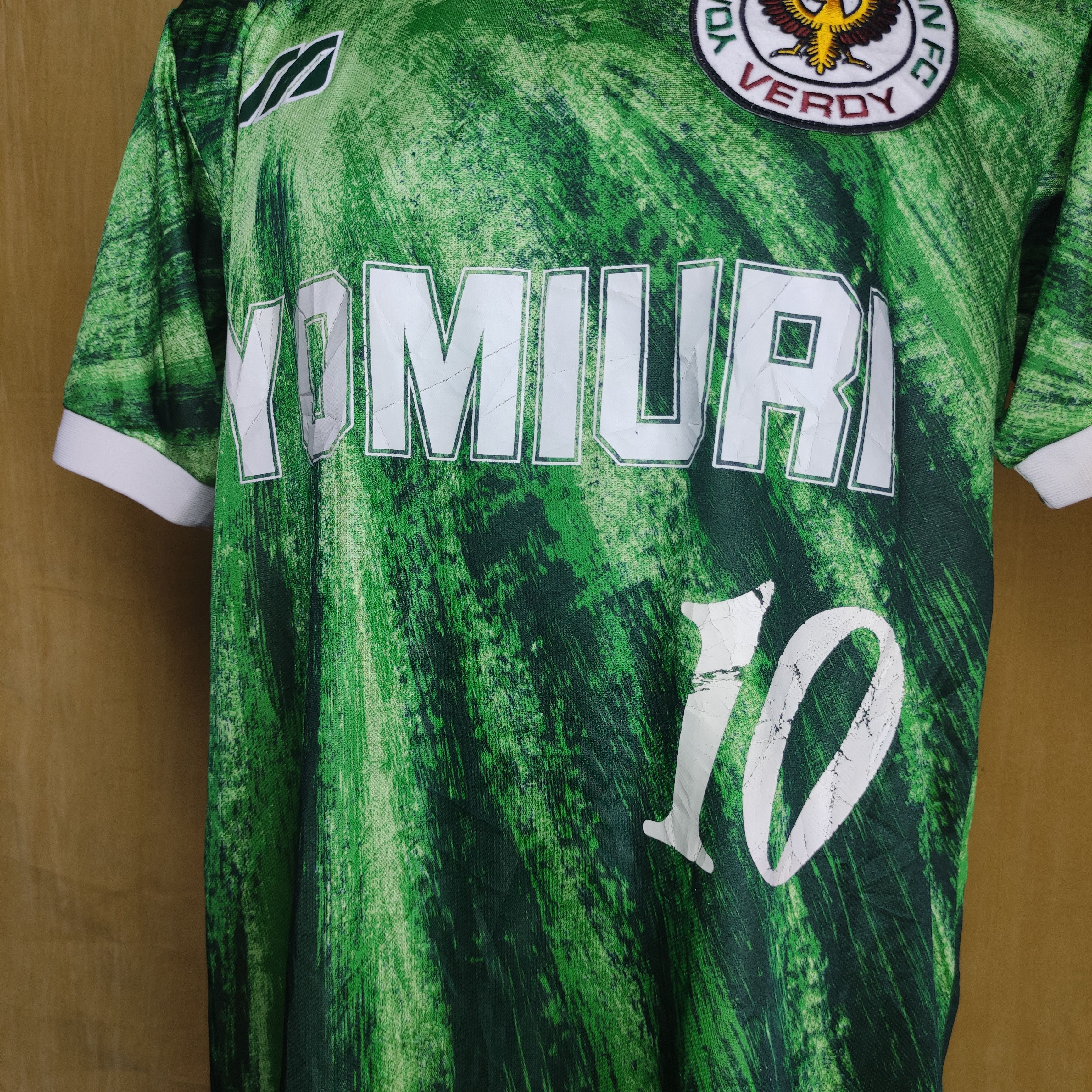 Mizuno 1993-95' MIZUNO VERDY KAWASAKI HOME (NO 10 COLLECTOR ITEM) Size US M / EU 48-50 / 2 - 11 Thumbnail