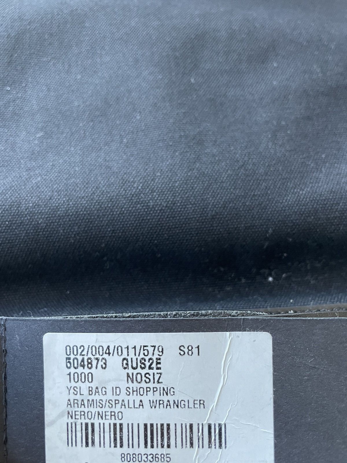 Hedi Slimane × Saint Laurent Paris × Yves Saint Laurent Limited Rare Brand New Runway Canvas Leather Large Tote Bag Size ONE SIZE - 21 Thumbnail