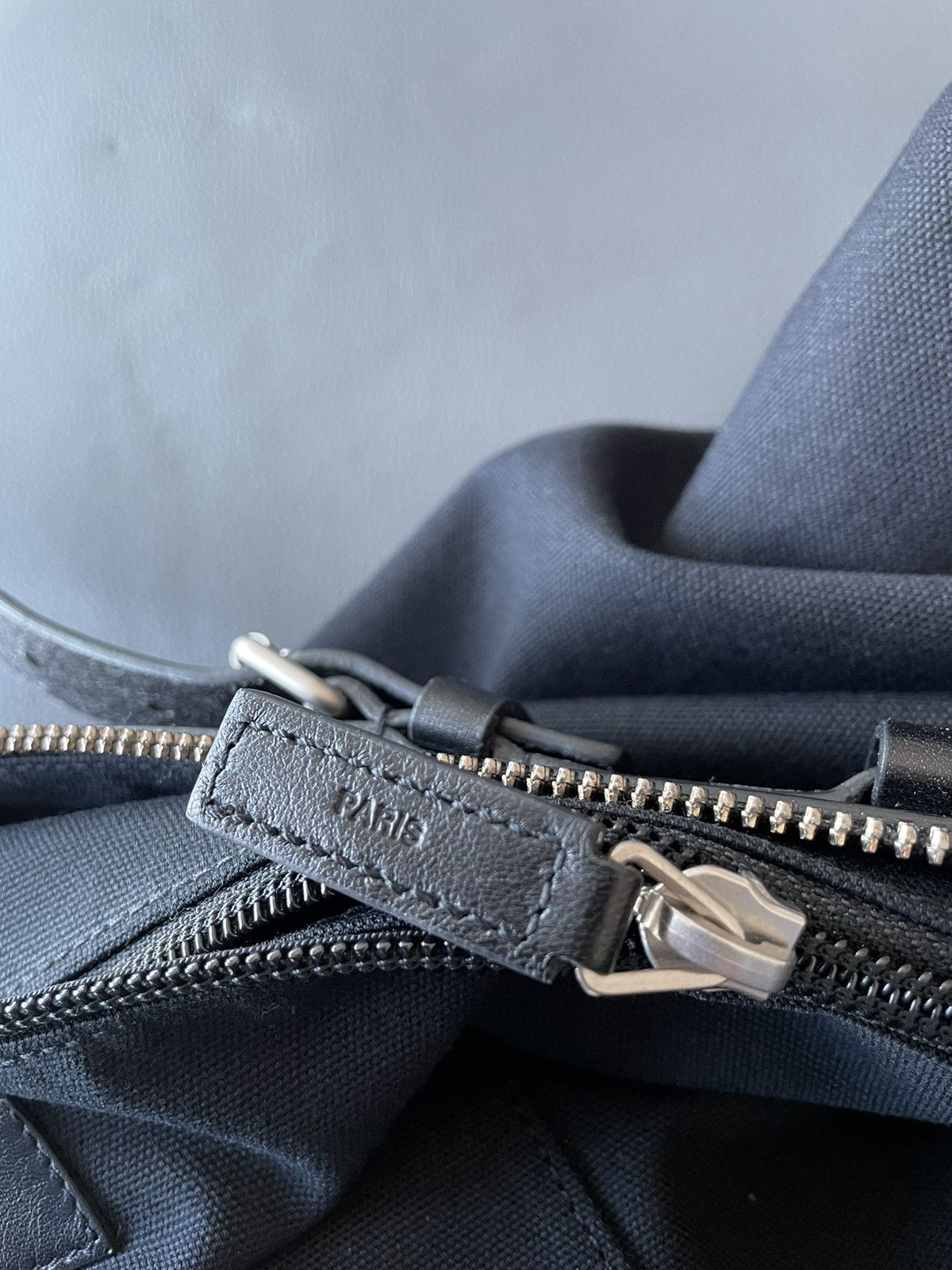Hedi Slimane × Saint Laurent Paris × Yves Saint Laurent Limited Rare Brand New Runway Canvas Leather Large Tote Bag Size ONE SIZE - 9 Thumbnail
