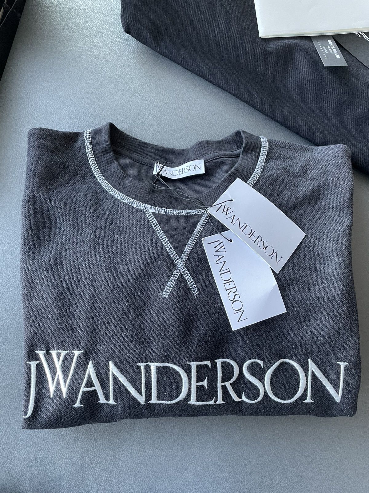 JW Anderson Brand New Limited Edition JW Logo Crewneck Sweatshirt Size US XL / EU 56 / 4 - 2 Thumbnail