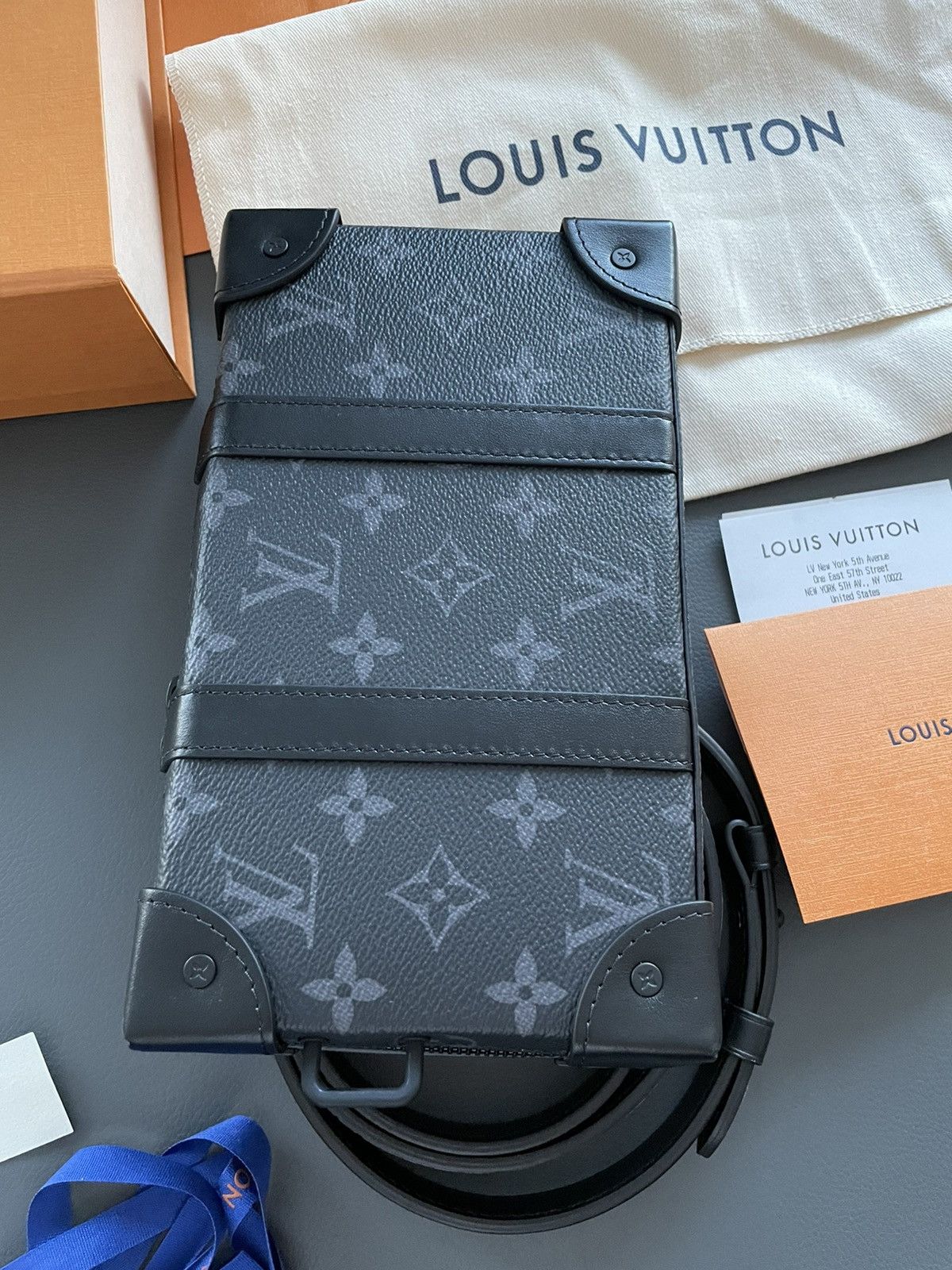 Louis Vuitton Super Rare Virgil Abloh Runway Monogram Leather Trunk Box Size ONE SIZE - 2 Thumbnail