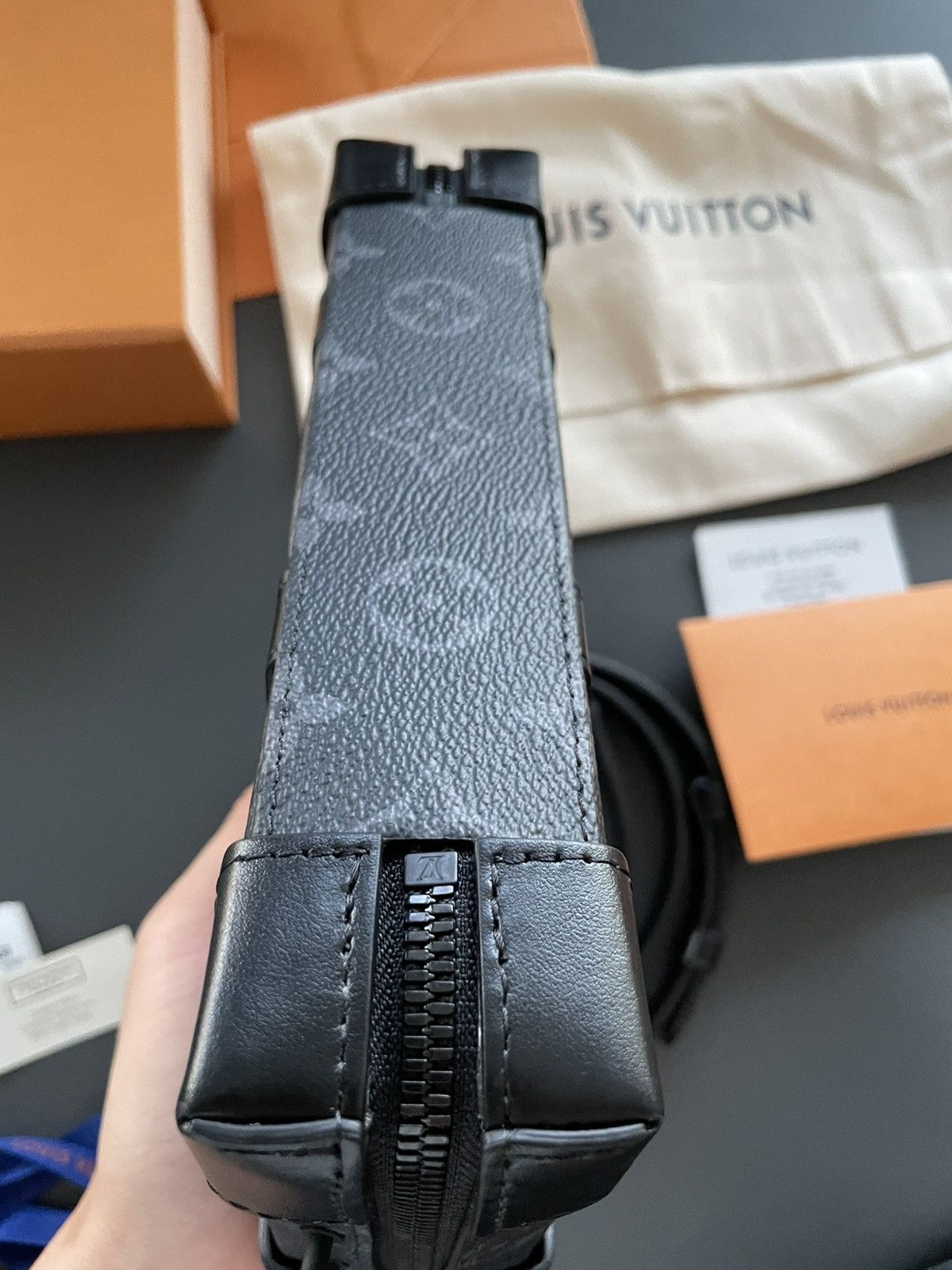 Louis Vuitton Super Rare Virgil Abloh Runway Monogram Leather Trunk Box Size ONE SIZE - 10 Thumbnail
