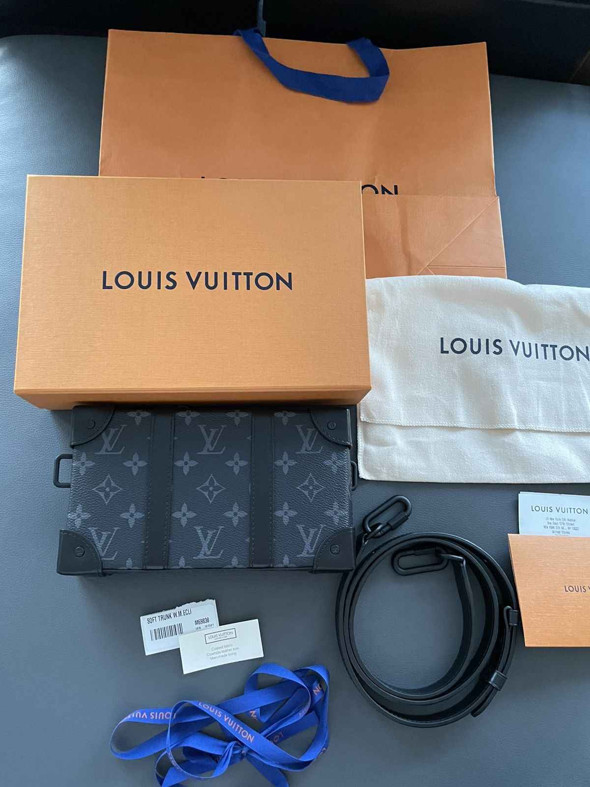 Louis Vuitton Super Rare Virgil Abloh Runway Monogram Leather Trunk Box Size ONE SIZE - 3 Thumbnail