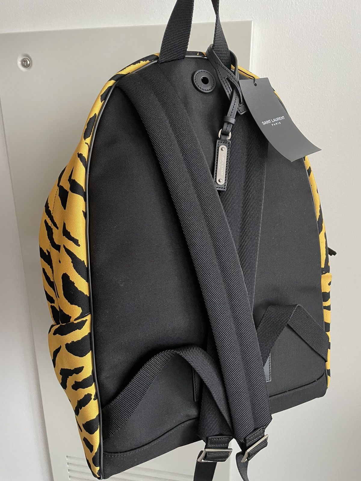 Hedi Slimane × Saint Laurent Paris × Yves Saint Laurent Runway Saint Laurent City Backpack Brand New Size ONE SIZE - 5 Thumbnail