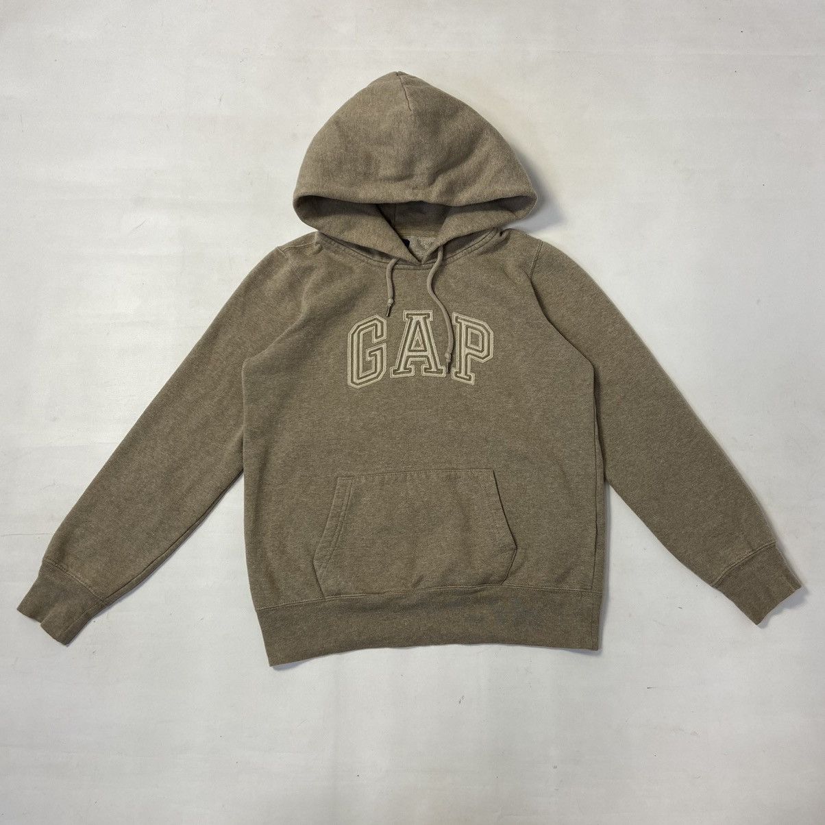BROWN GAP BIG LOGO HOODIE