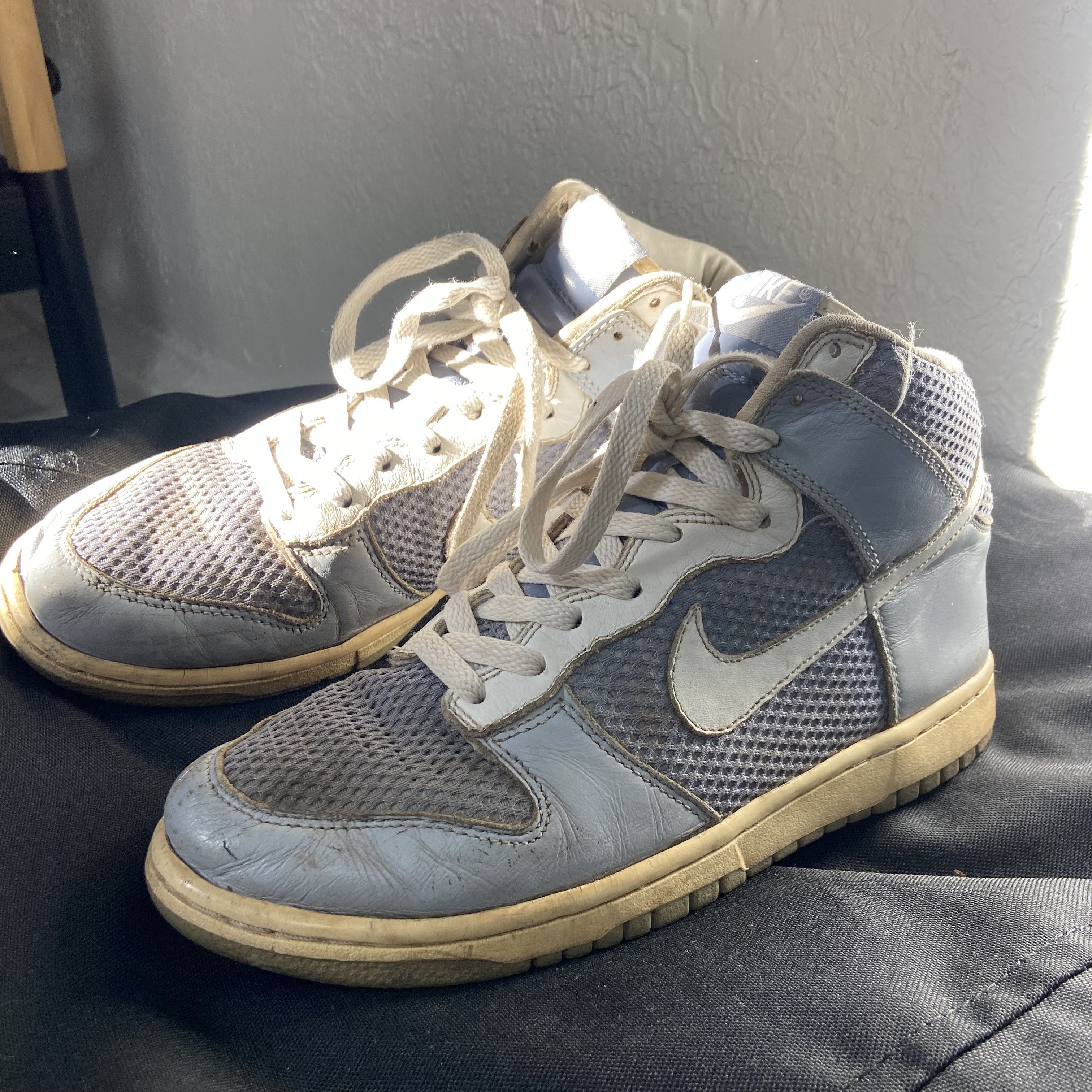 Nike REFLECTIVE VINTAGE DISTRESSED RARE HIGH DUNK COOL GREY Size US 8 / EU 41 - 4 Thumbnail