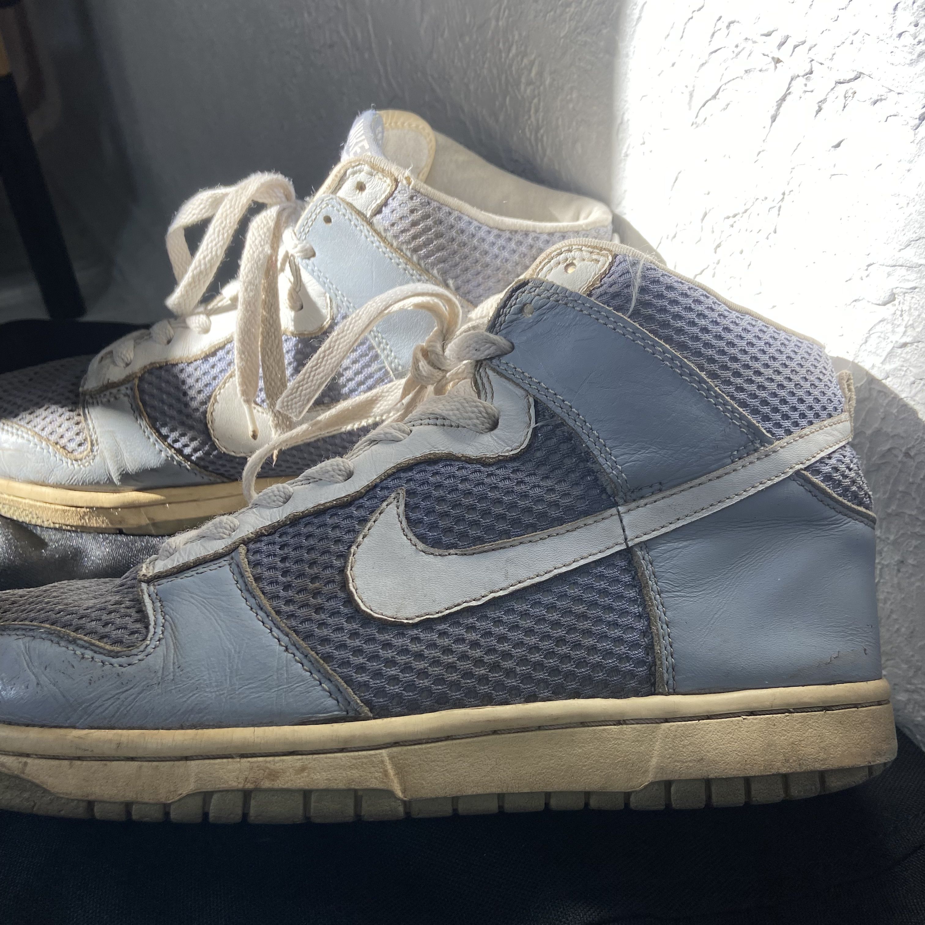 Nike REFLECTIVE VINTAGE DISTRESSED RARE HIGH DUNK COOL GREY Size US 8 / EU 41 - 10 Thumbnail