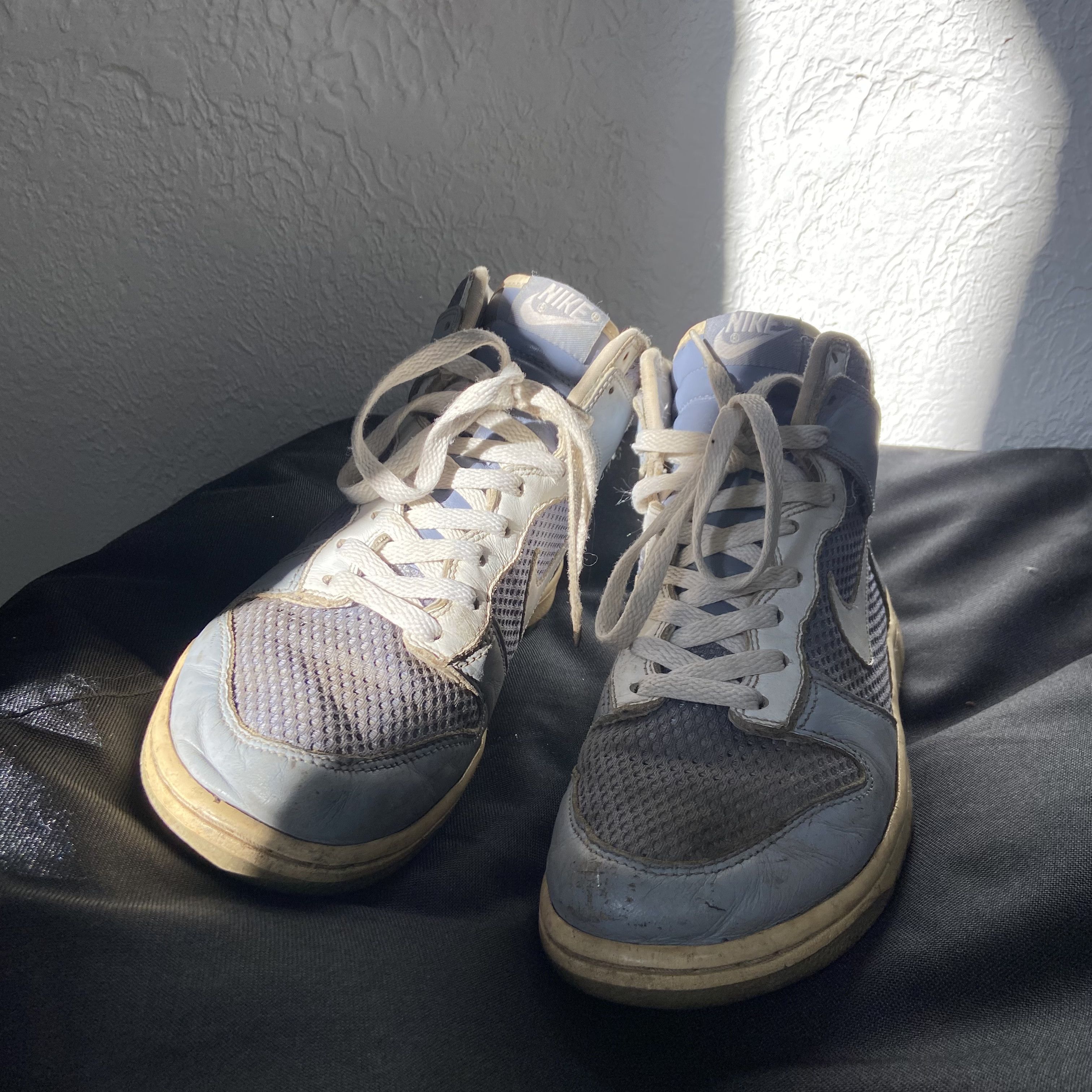 Nike REFLECTIVE VINTAGE DISTRESSED RARE HIGH DUNK COOL GREY Size US 8 / EU 41 - 8 Thumbnail