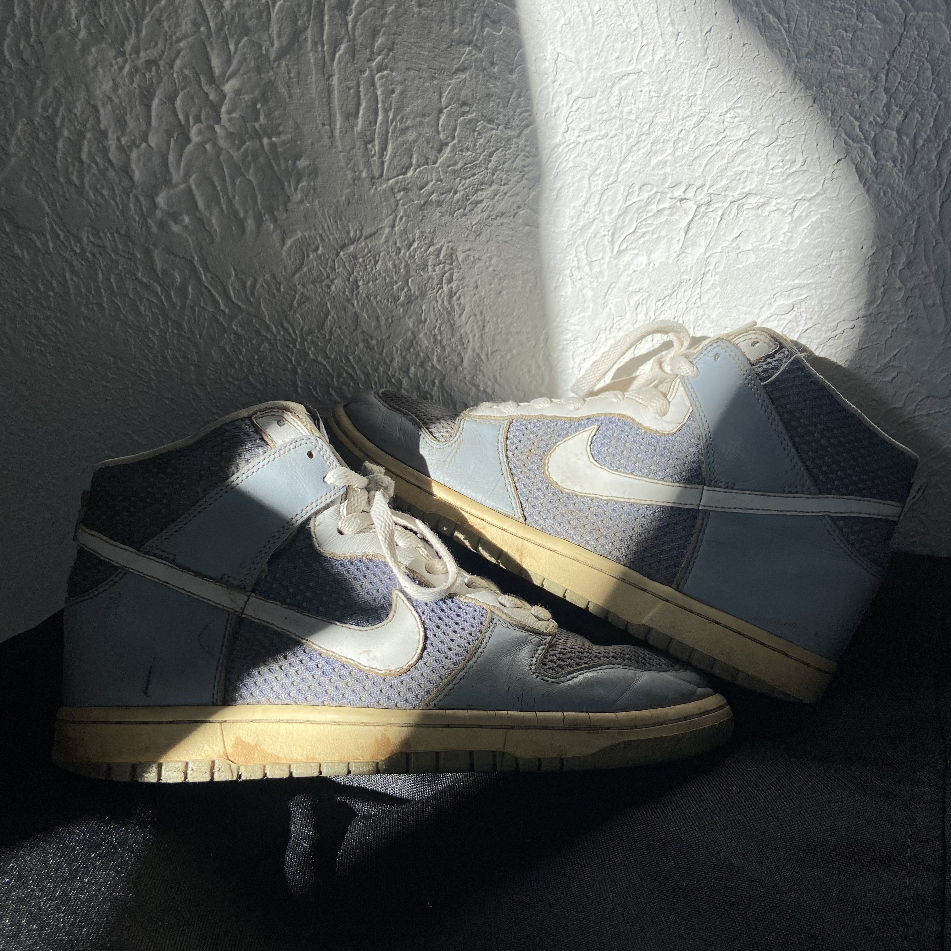 Nike REFLECTIVE VINTAGE DISTRESSED RARE HIGH DUNK COOL GREY Size US 8 / EU 41 - 3 Thumbnail