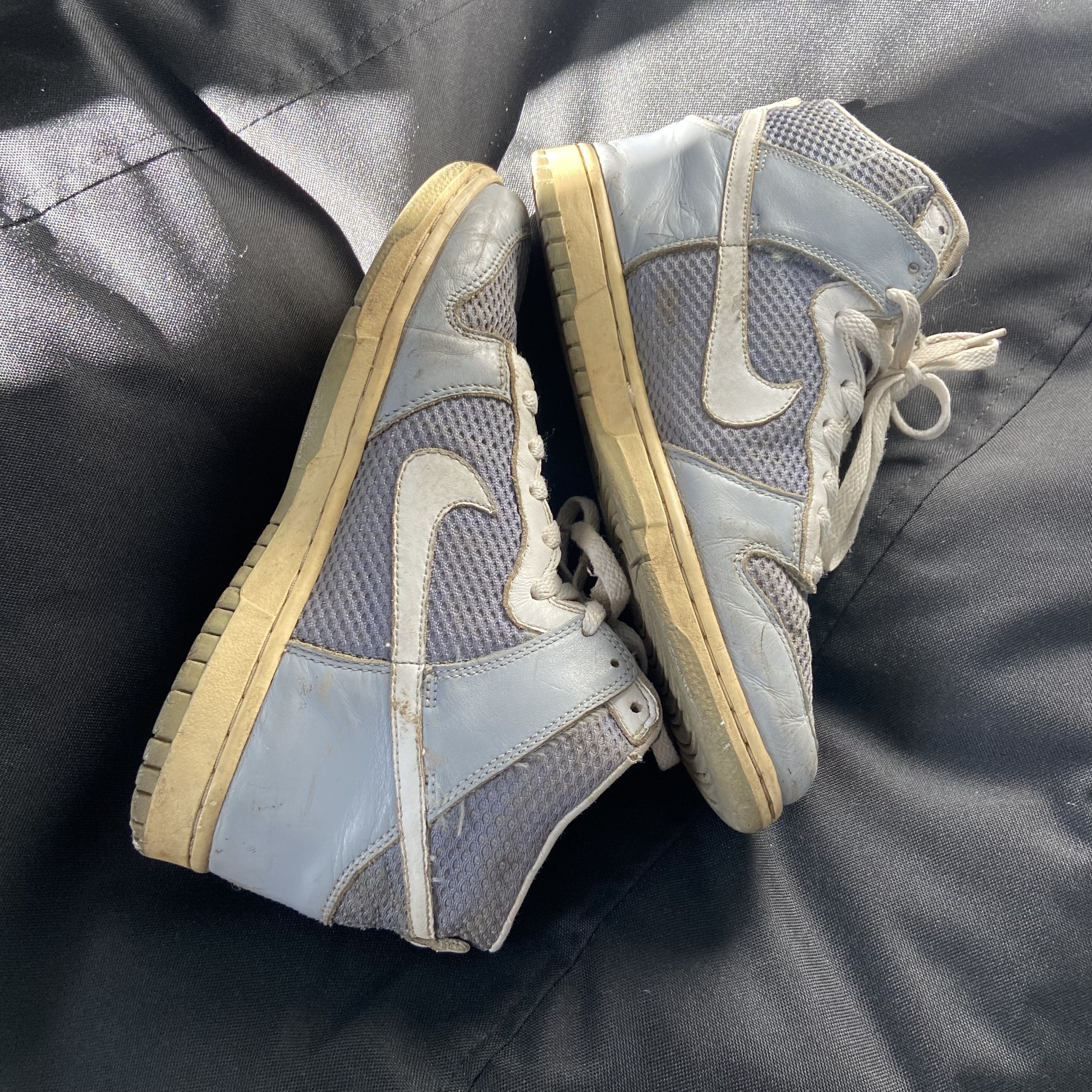 Nike REFLECTIVE VINTAGE DISTRESSED RARE HIGH DUNK COOL GREY Size US 8 / EU 41 - 6 Thumbnail