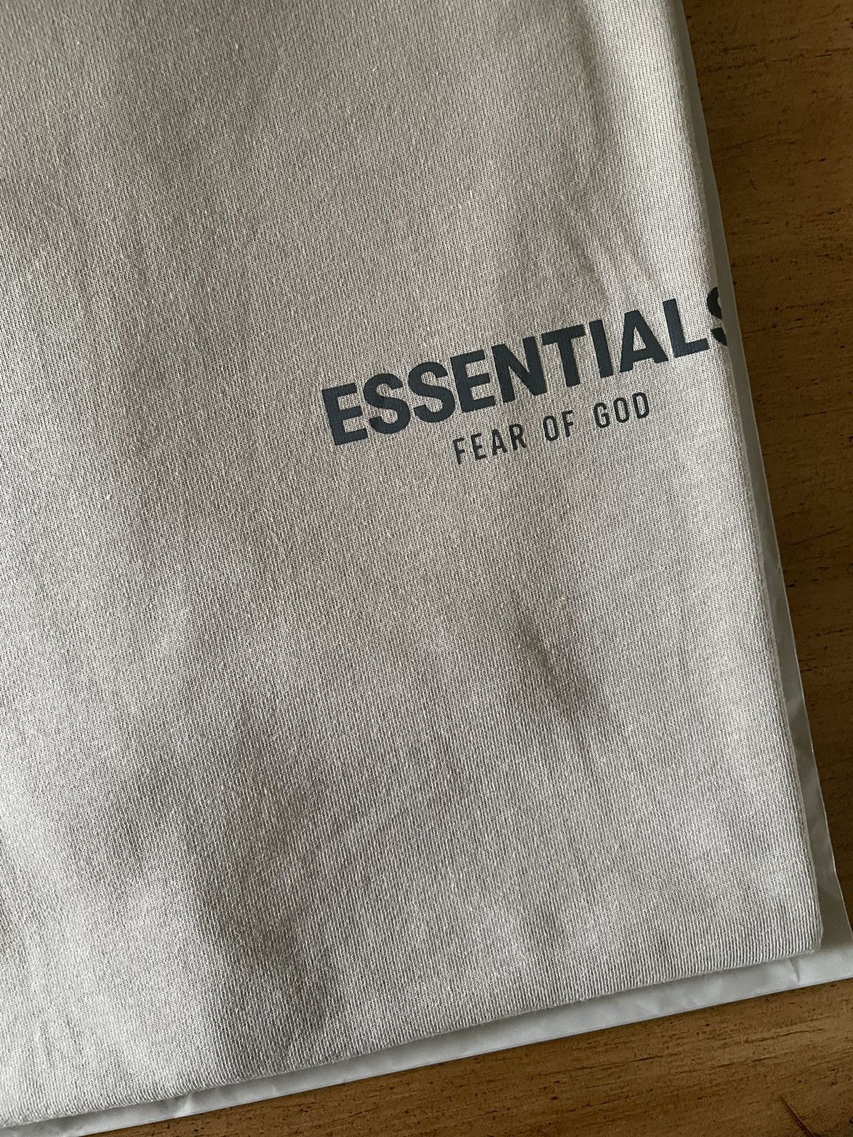 FOG × Fear of God × Pacsun FOG - Essentials Fear Of God Tan Logo-Print Jersey T-Shirt Size US XL / EU 56 / 4 - 2 Thumbnail