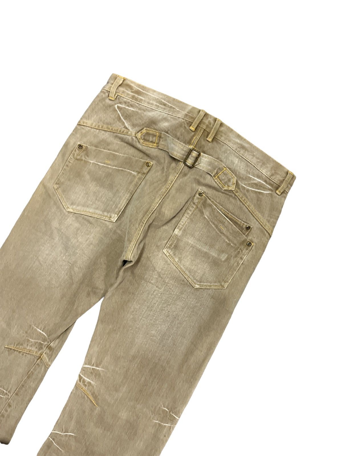 Hysteric Glamour RARE🔥OUTSIDE RED SALVAGE DISTRESSED DENIM PANTS Size US 34 / EU 50 - 8 Thumbnail