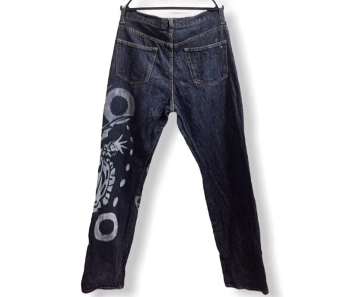 Japanese Brand Flare Vintage anime sakura jean pant denim Size US 35 - 2 Thumbnail