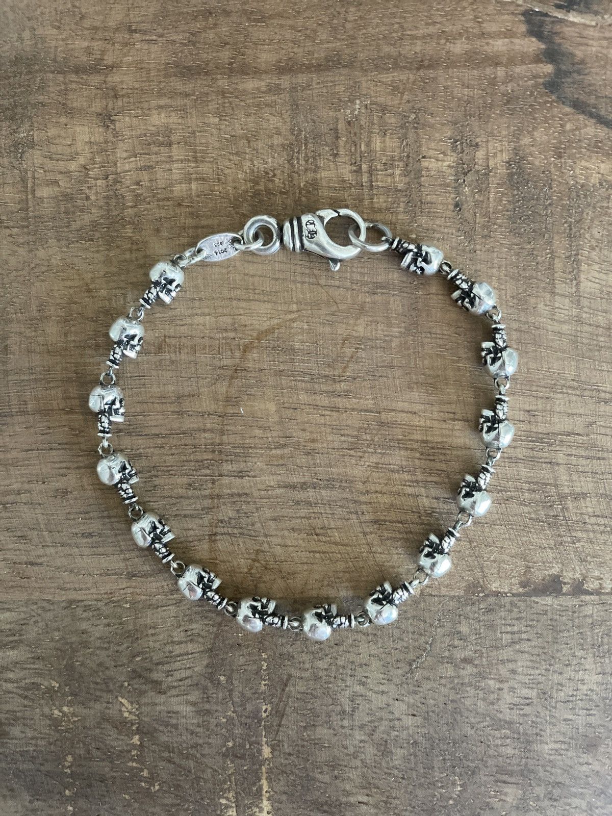 Chrome Hearts Chrome hearts foti skull bracelet | Grailed
