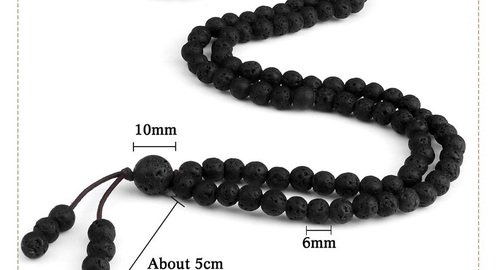 Other Lava Stone Beaded Necklace Size ONE SIZE - 5 Thumbnail