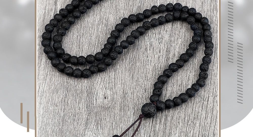 Other Lava Stone Beaded Necklace Size ONE SIZE - 9 Thumbnail