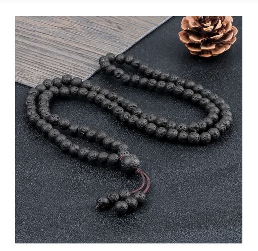 Other Lava Stone Beaded Necklace Size ONE SIZE - 1 Thumbnail