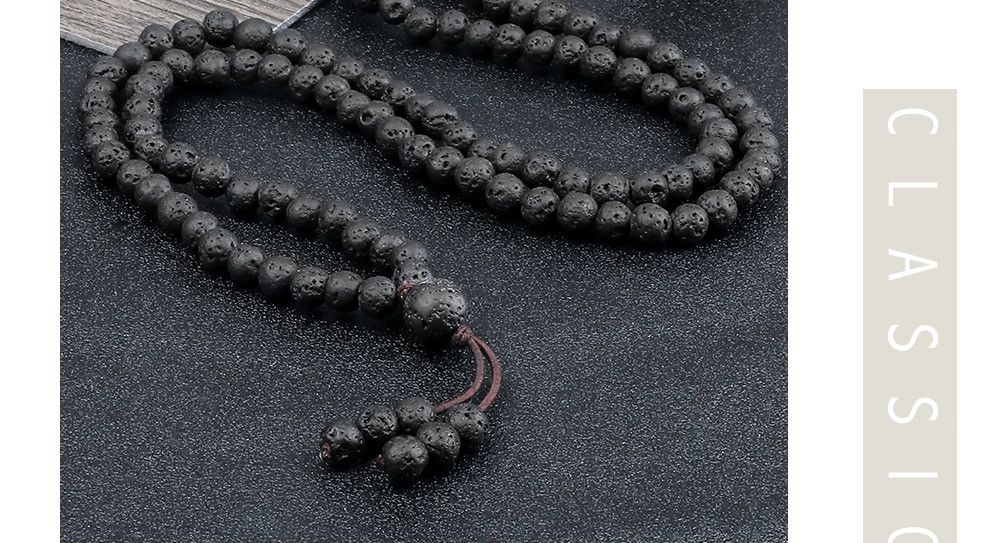 Other Lava Stone Beaded Necklace Size ONE SIZE - 8 Thumbnail