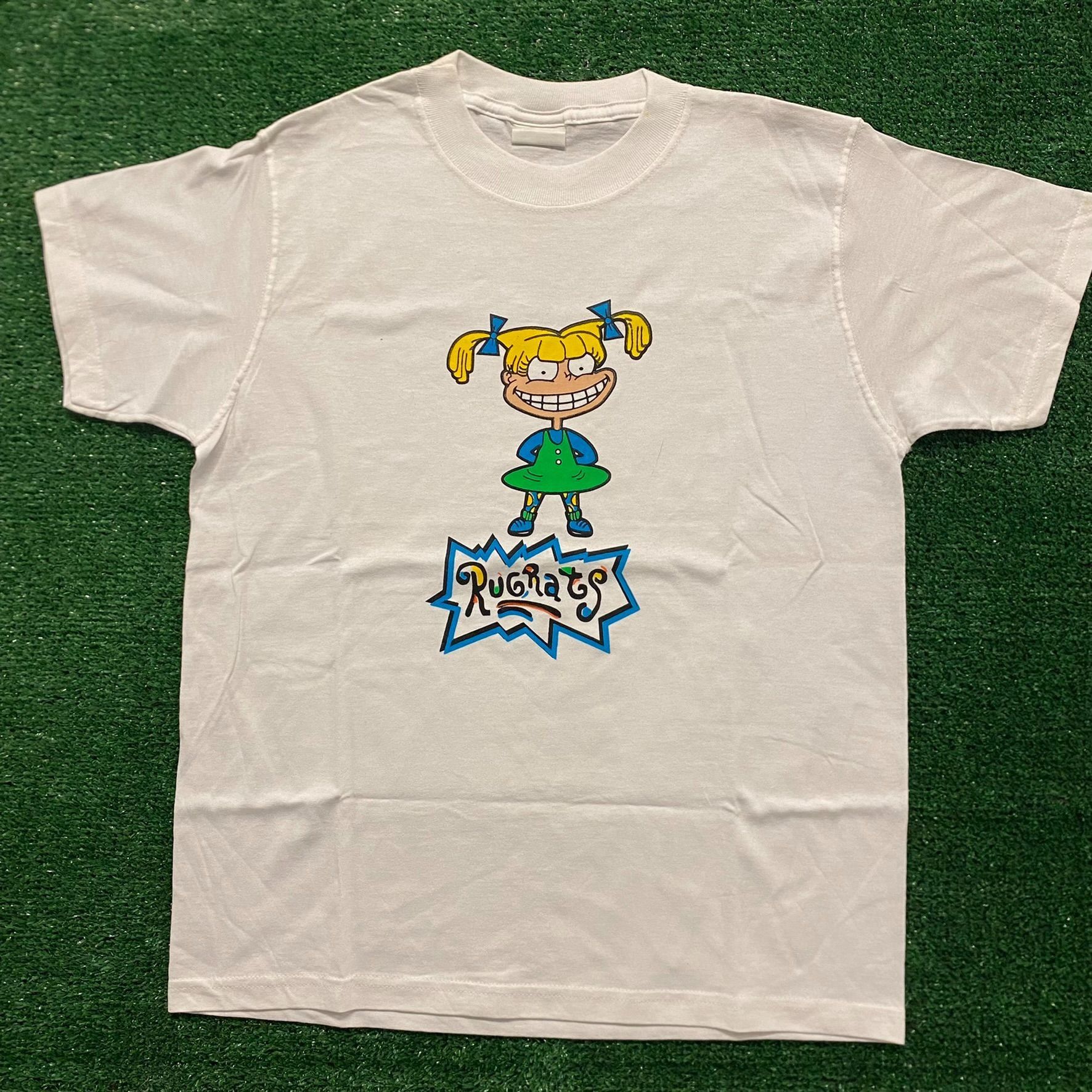 T-shirt Vintage Années 90 Nickelodeon Rugrats (1997) - Motif Cynthia/Angelica - Taille XL - Coton 100% - Occasion Très Bon état