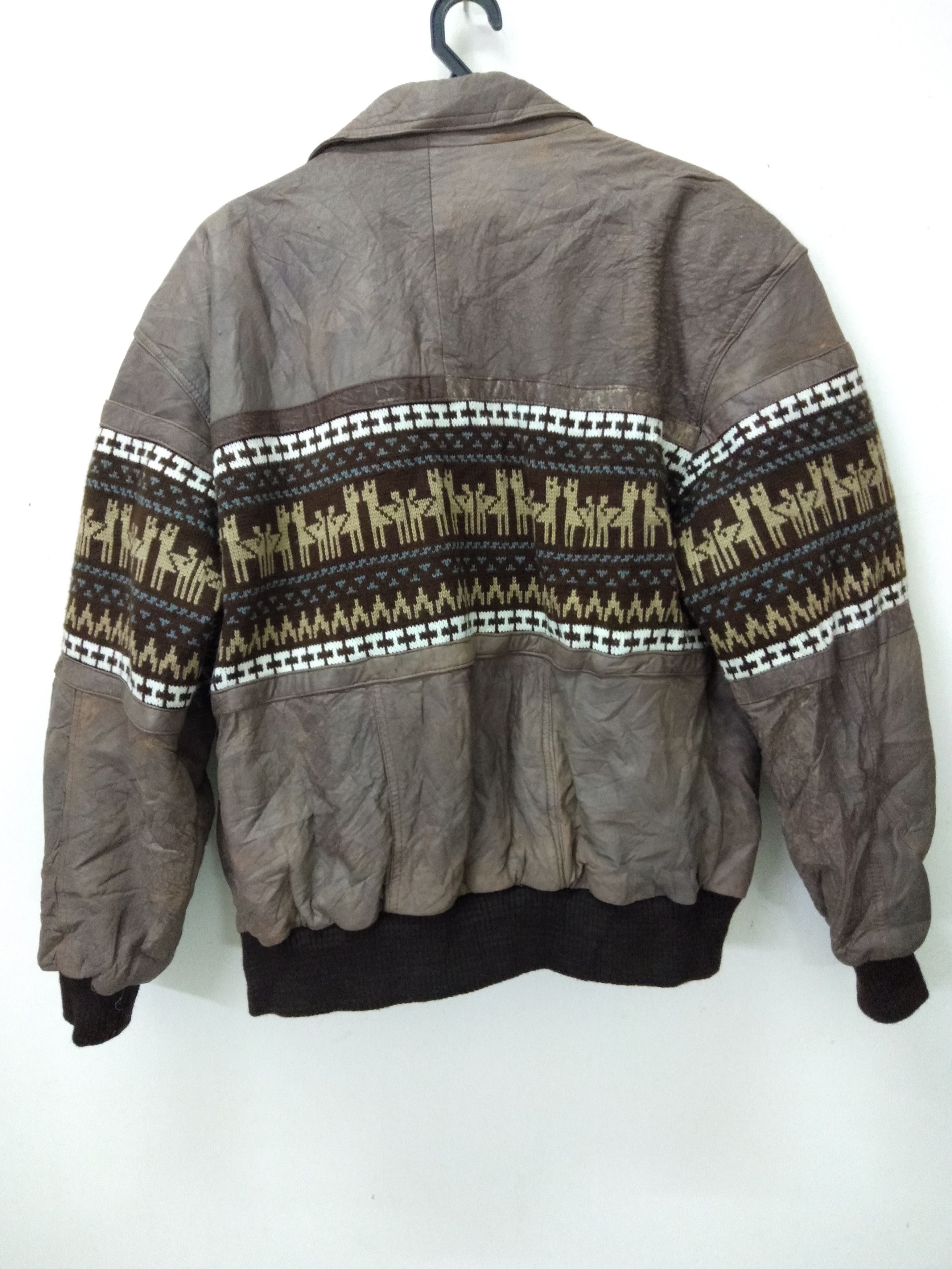 Leather 💥Rare 💥Combination Leather and mix wool Size US M / EU 48-50 / 2 - 3 Thumbnail