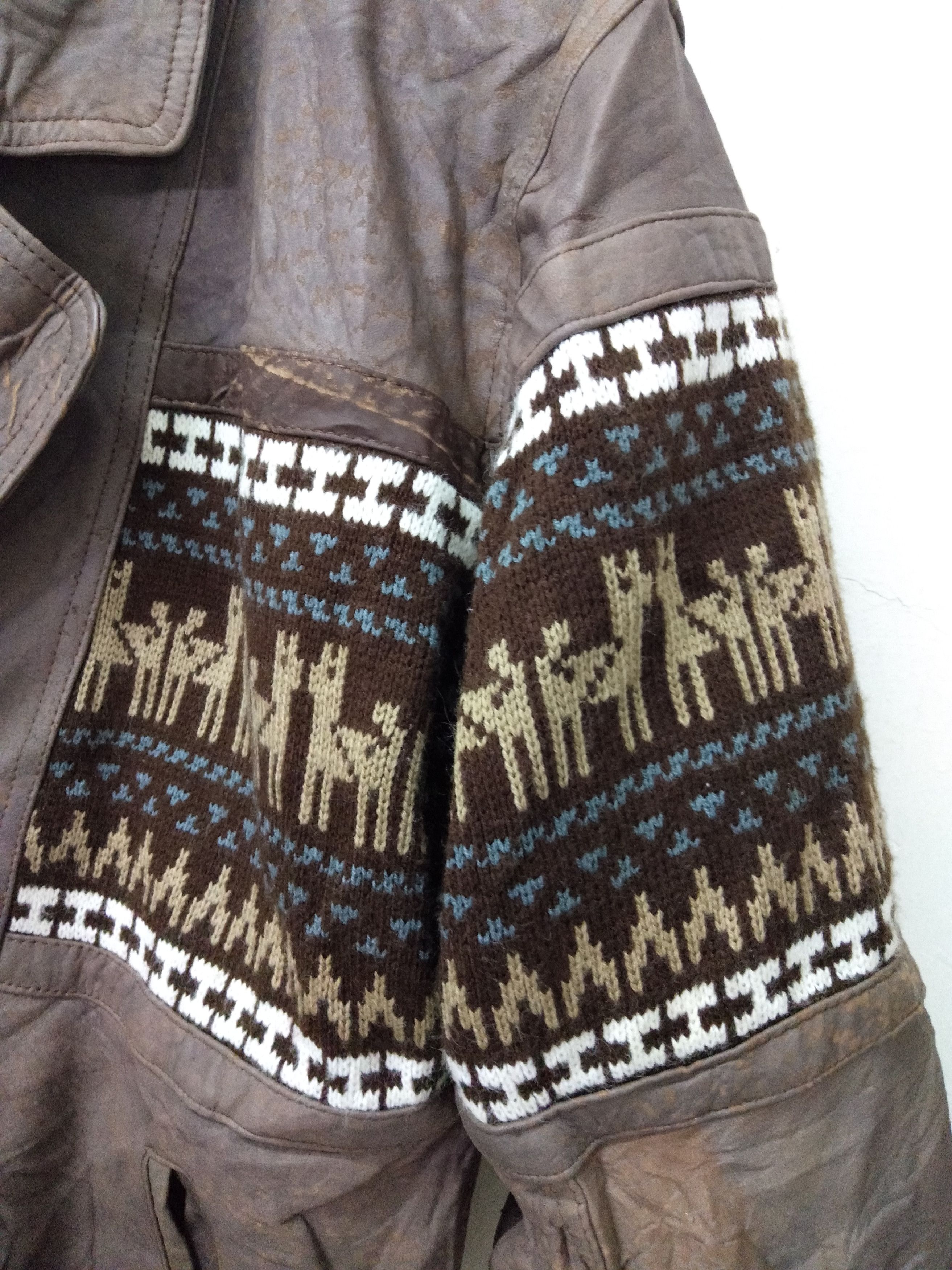 Leather 💥Rare 💥Combination Leather and mix wool Size US M / EU 48-50 / 2 - 5 Thumbnail