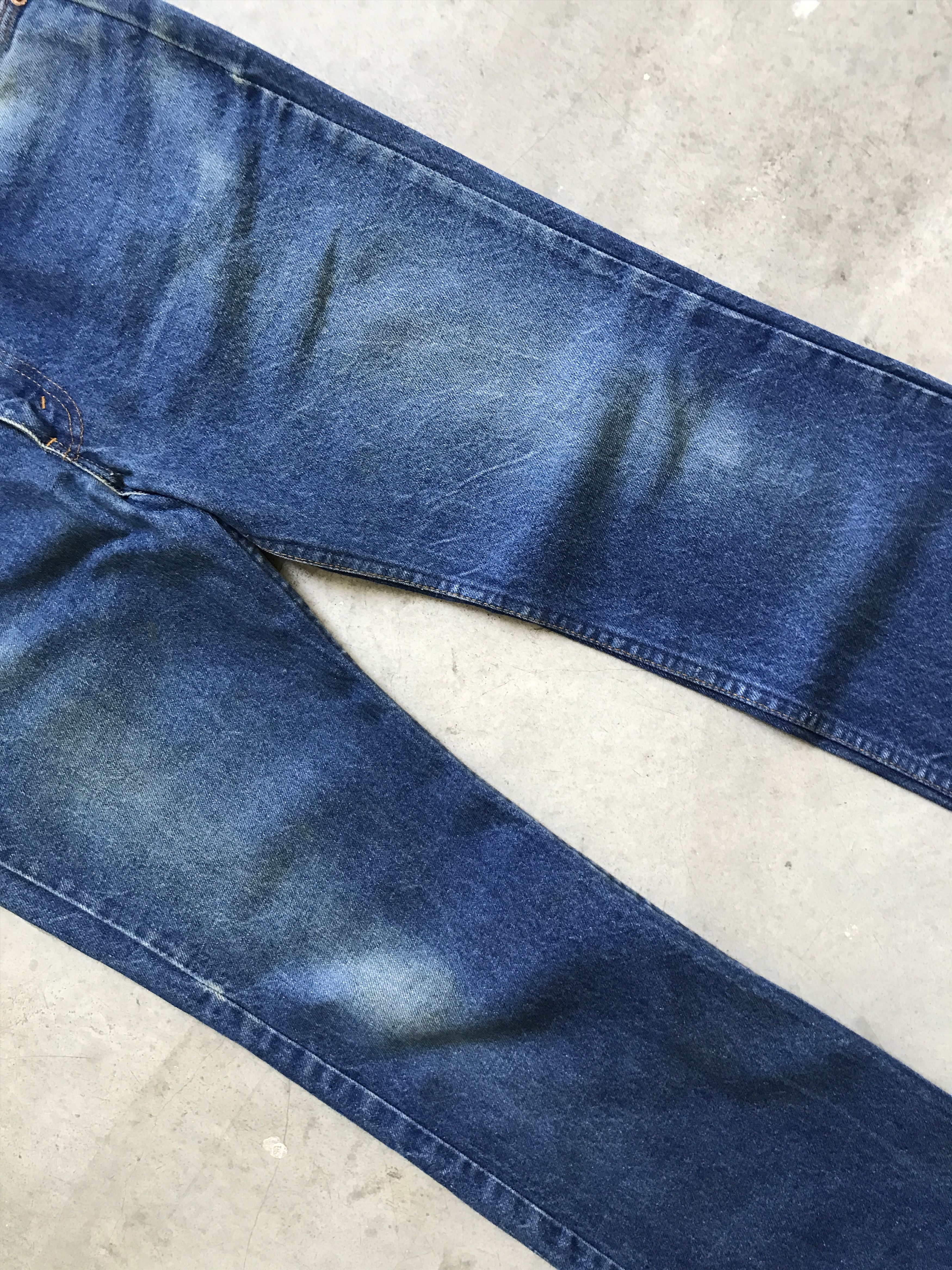 Levi's VLEV73-Vintage 80s Levis 517 Blue Jeans Size US 34 / EU 50 - 3 Thumbnail