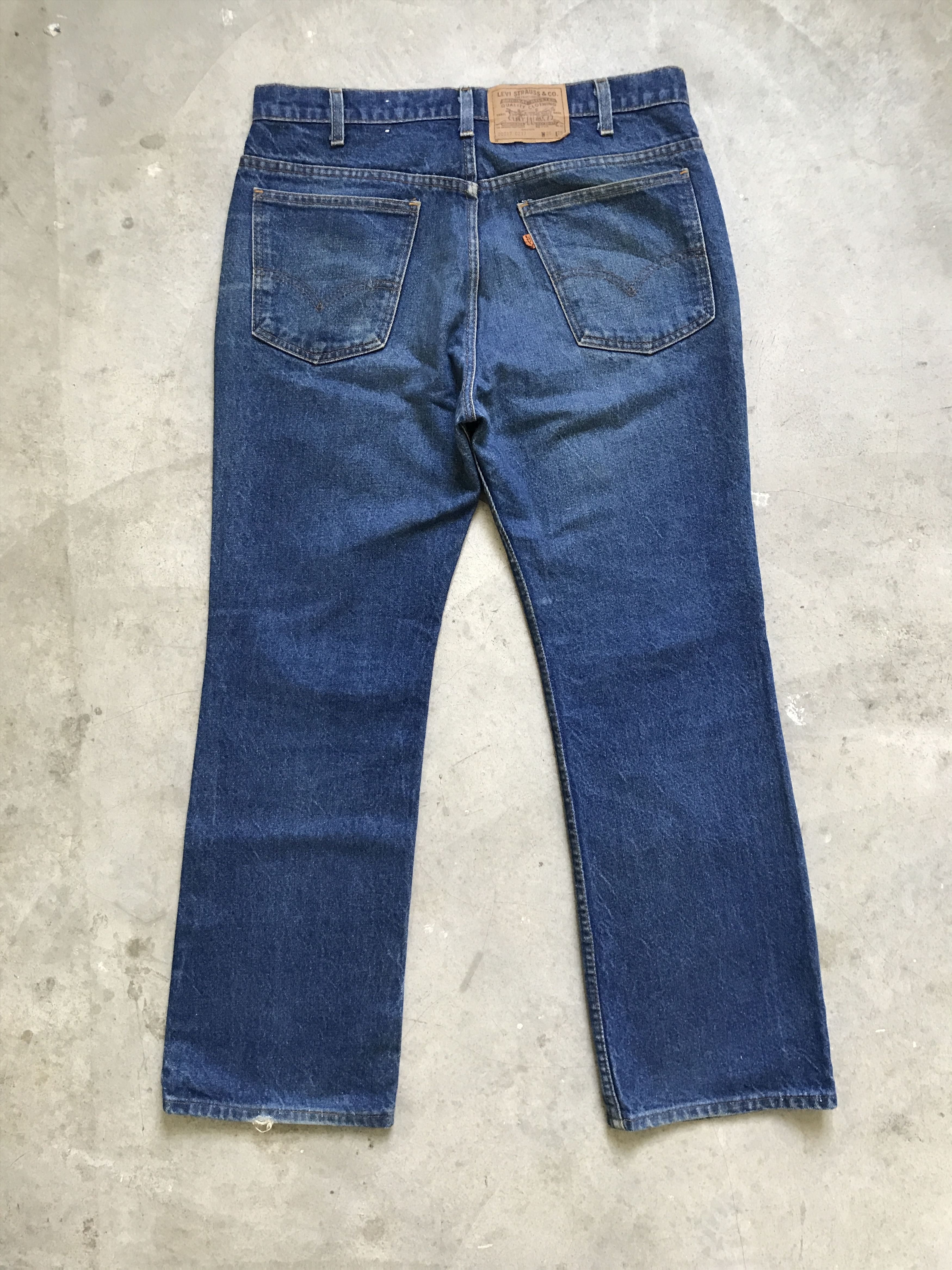 Levi's VLEV73-Vintage 80s Levis 517 Blue Jeans Size US 34 / EU 50 - 6 Thumbnail