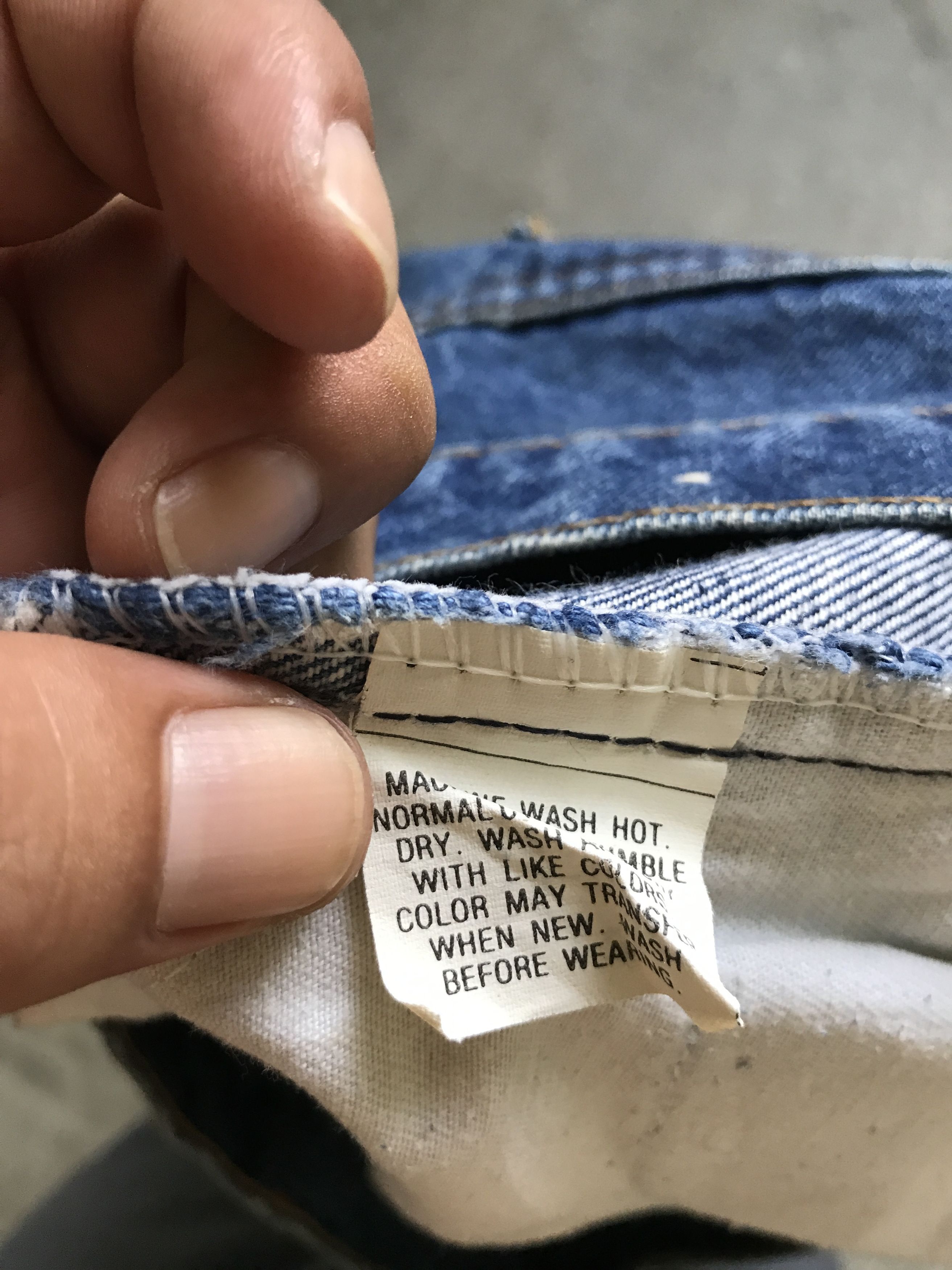 Levi's VLEV73-Vintage 80s Levis 517 Blue Jeans Size US 34 / EU 50 - 13 Thumbnail